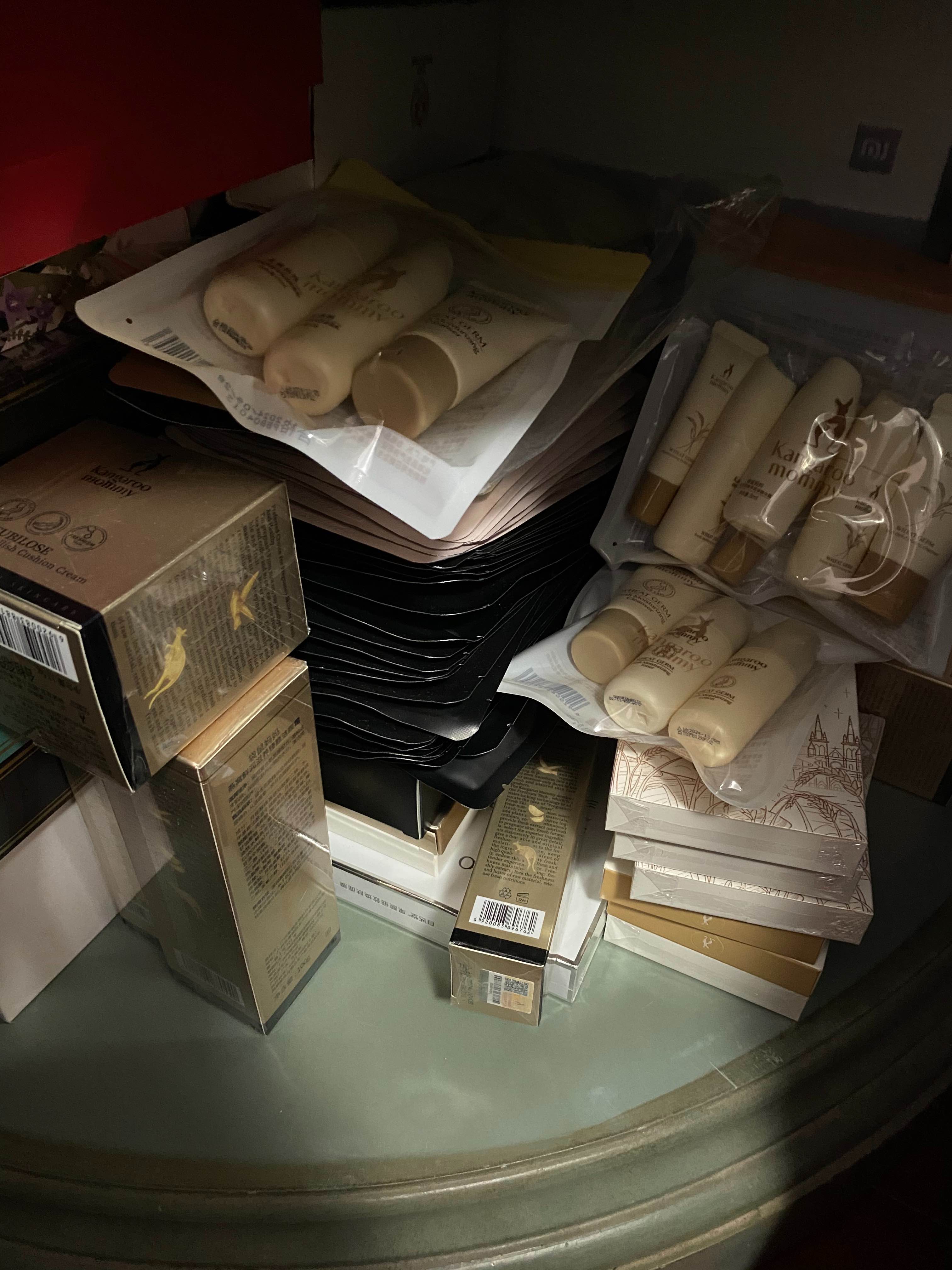 袋鼠妈妈小麦睡眠面膜，涂完直接睡