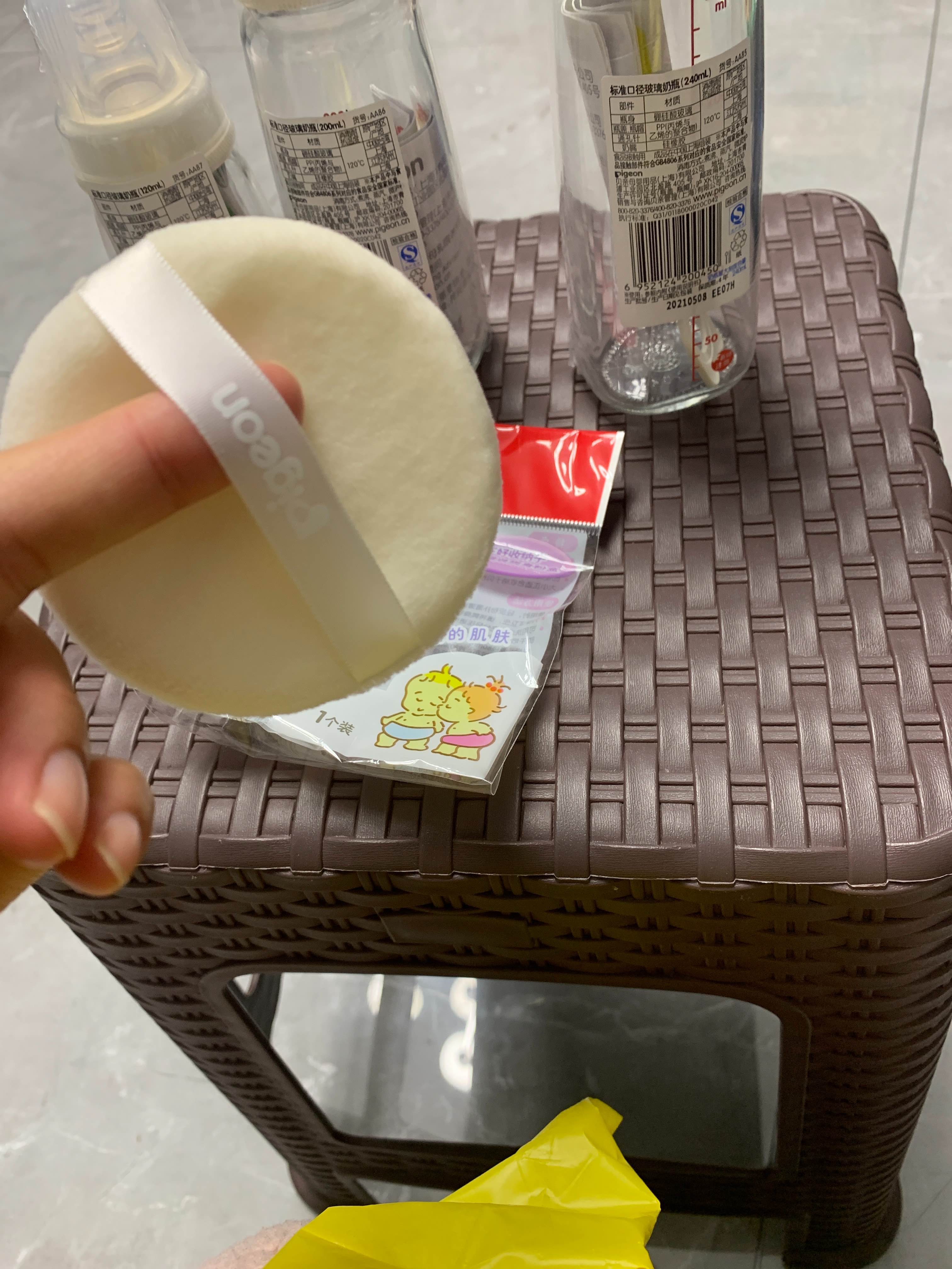 贝亲婴儿粉扑KA10，待产包里先囤着