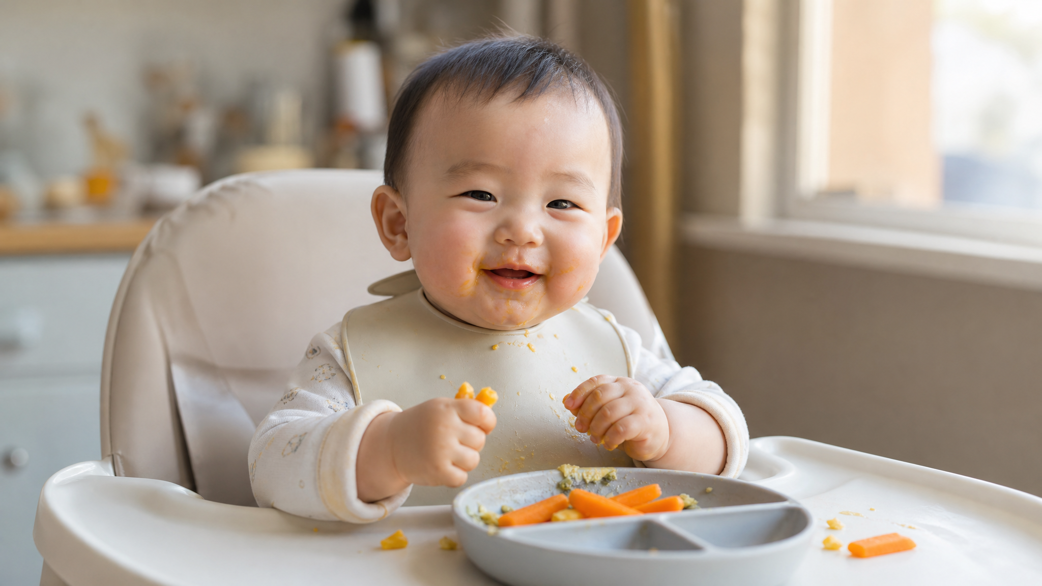 辅食一换颗粒就吐？这份进阶表救大命