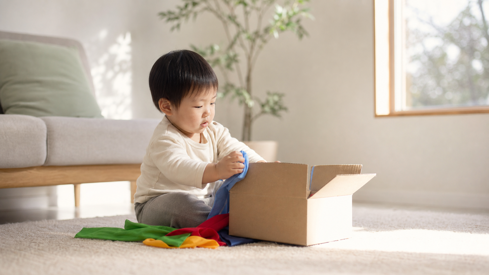 A realistic photography of a Chinese toddler sitti