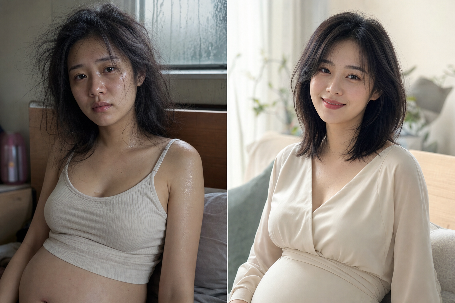 雨季孕妈发型自救指南：显发量又好打理