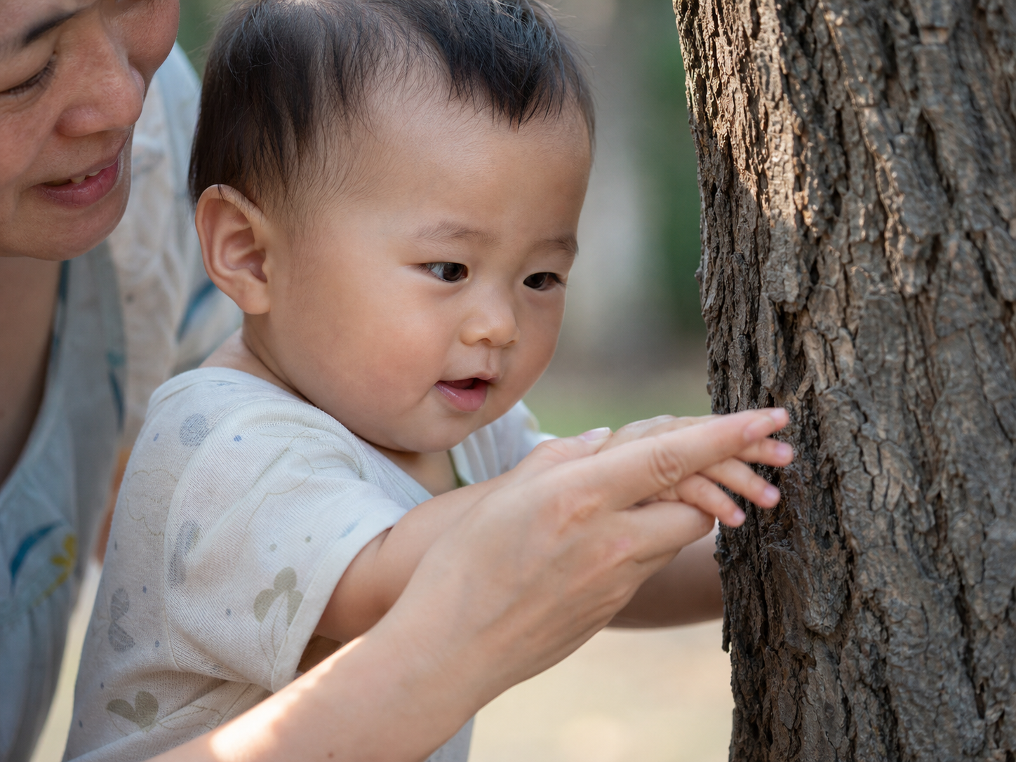 Close up of a cute Chinese baby (around 10 months 