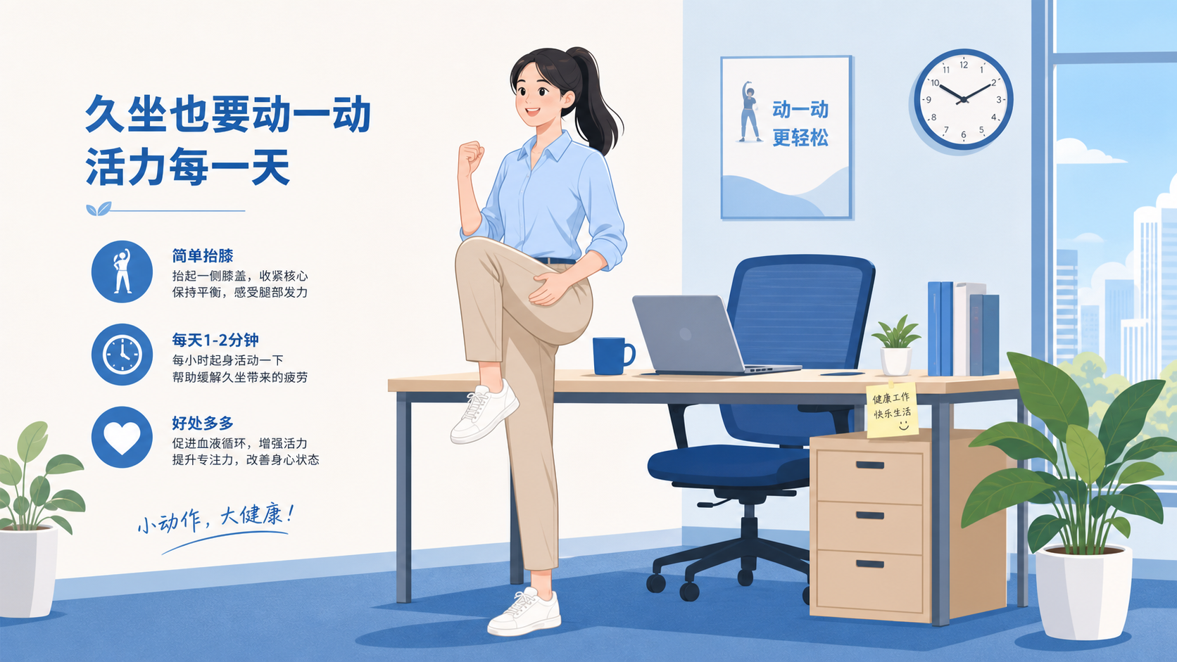 A bright and clean illustration of a young Chinese