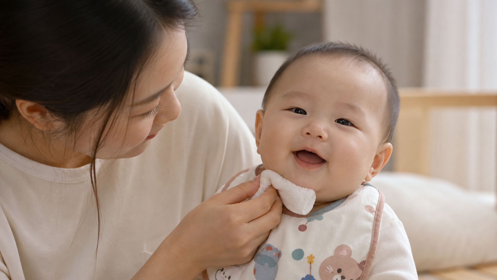 宝宝口水疹反复？一招搞定出牙期护理