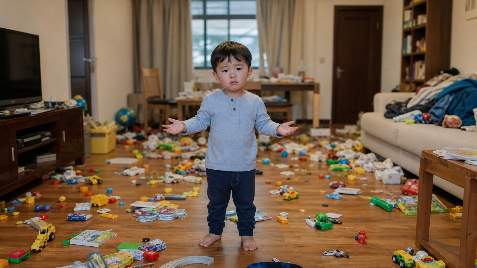 玩具总是玩完就扔？三招养出秩序感宝宝