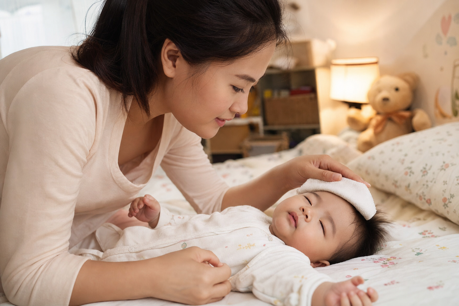 A warm and realistic photography of a young Chines