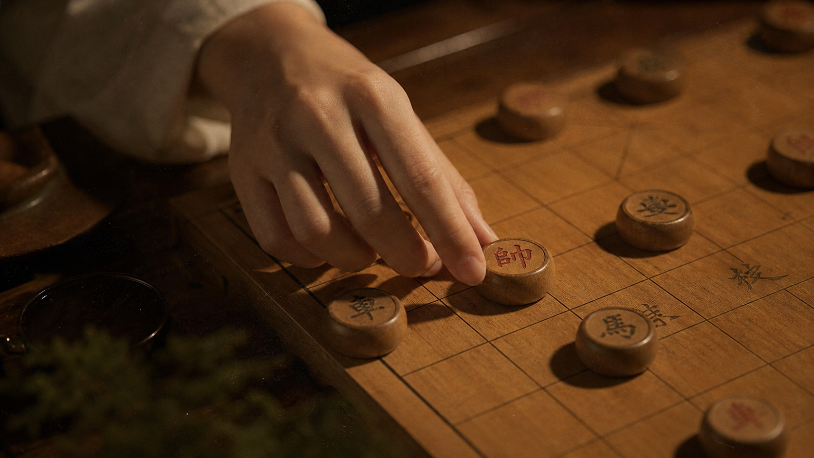 Close-up shot, hands of a young Chinese person mov