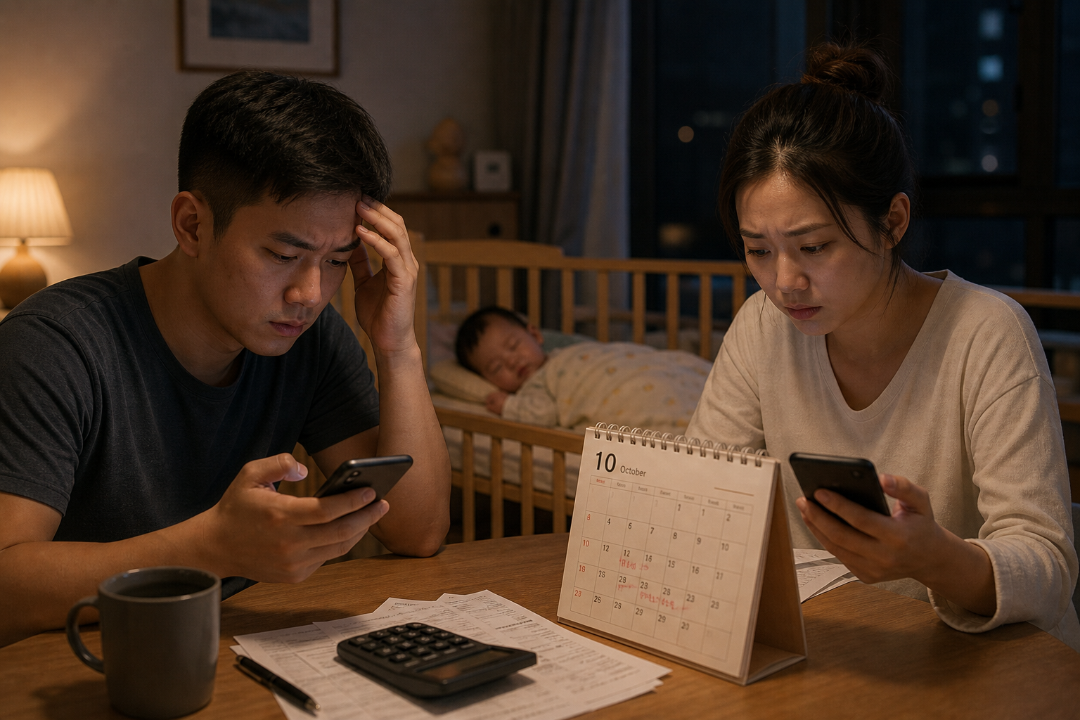 复工带娃打针总吵架？这套分工表拿走
