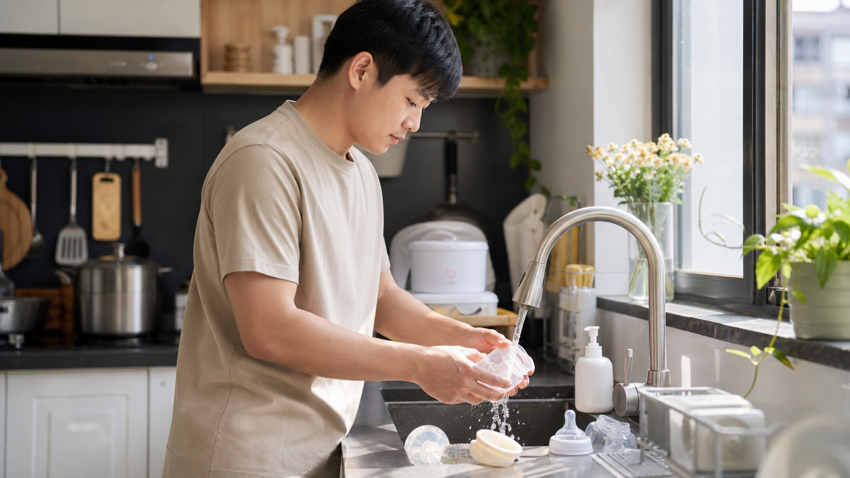 夏天奶瓶洗不净？四步消杀守住宝宝肠胃