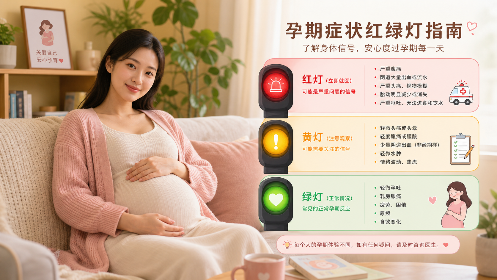 孕早期见红别慌！三步教你判断是否保胎