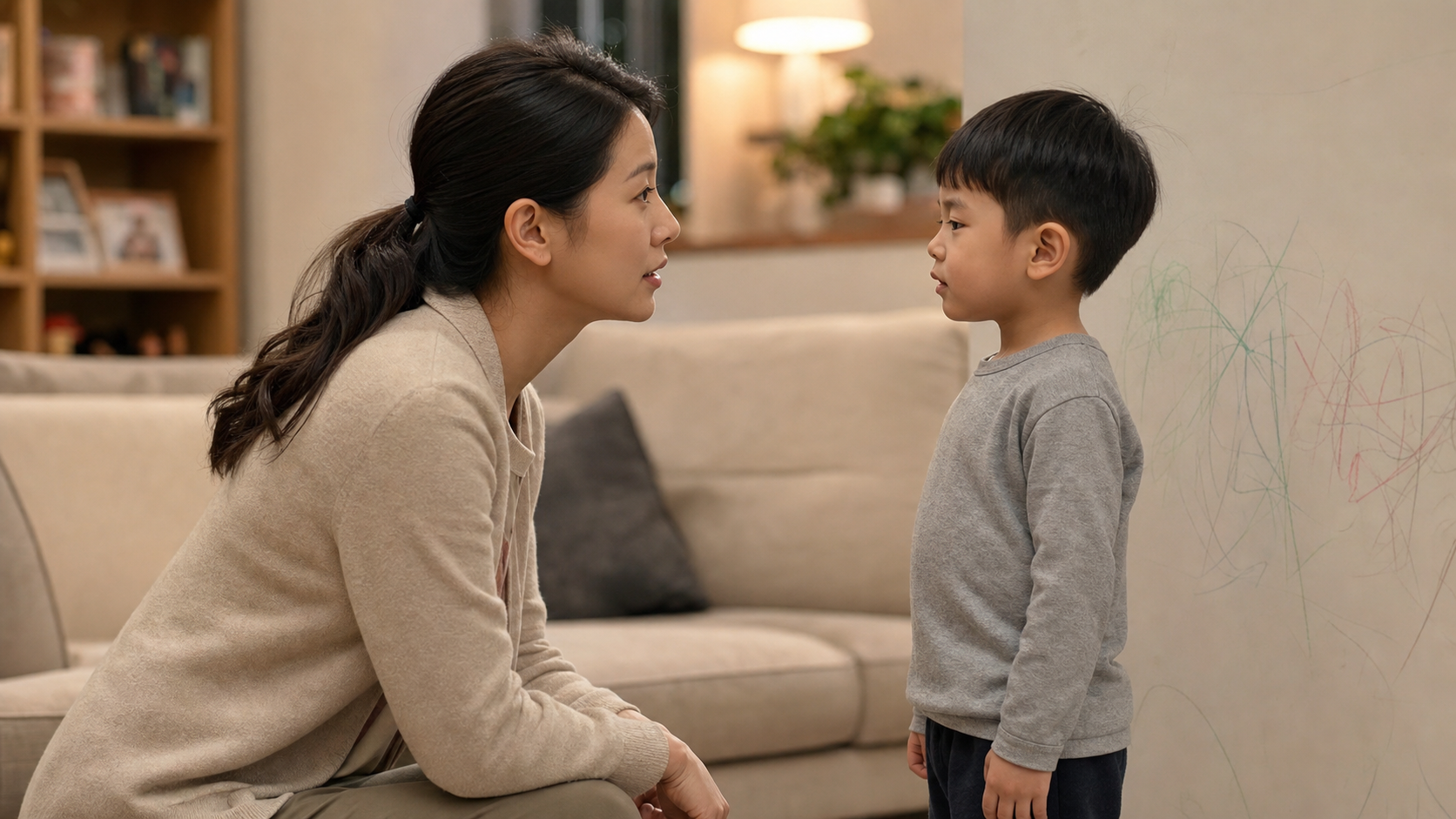孩子撒谎别急着骂，一招让他主动说真话