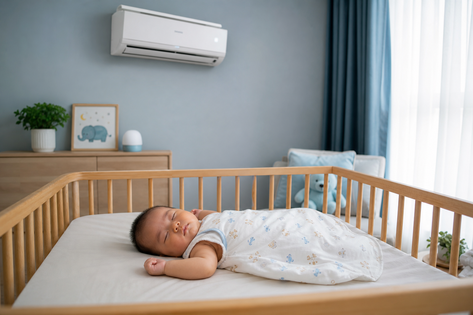 宝宝夏夜总惊醒？做对这3步睡整觉