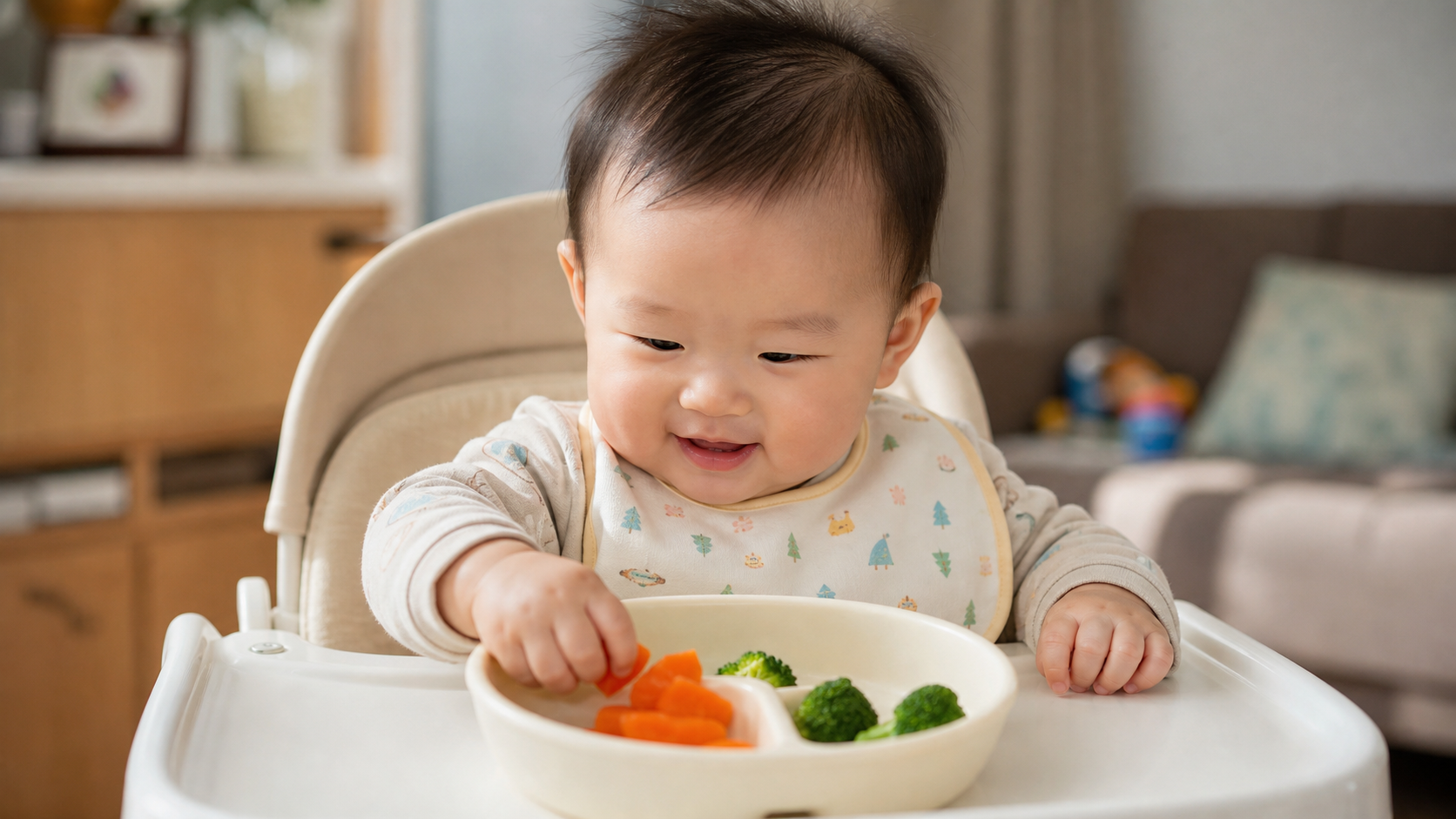 辅食一吃就吐？这份颗粒进阶指南救你