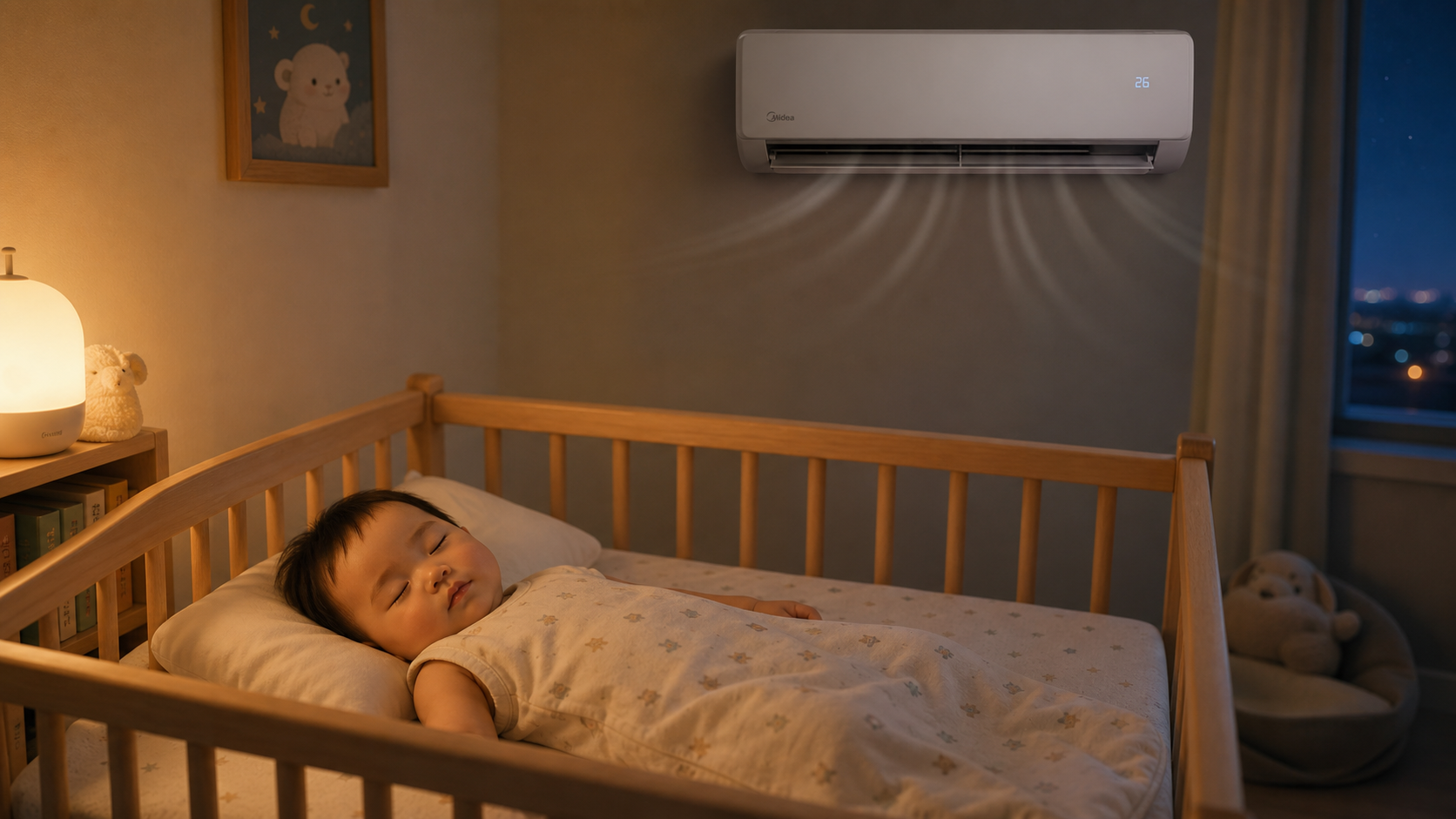 宝宝夏夜总热醒？这套空调穿衣法绝了