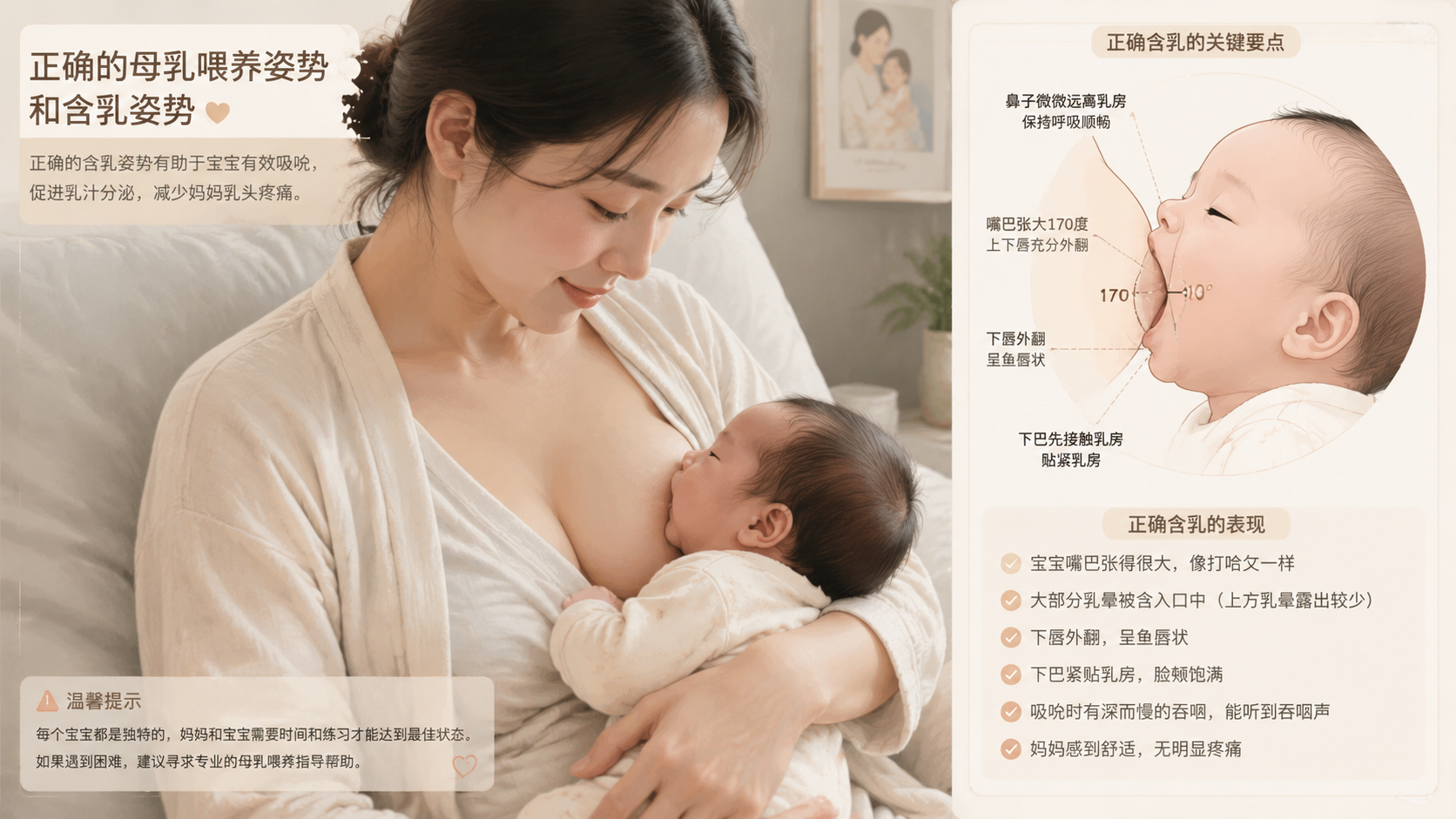 喂奶痛到像上刑？一招解锁无痛深衔乳