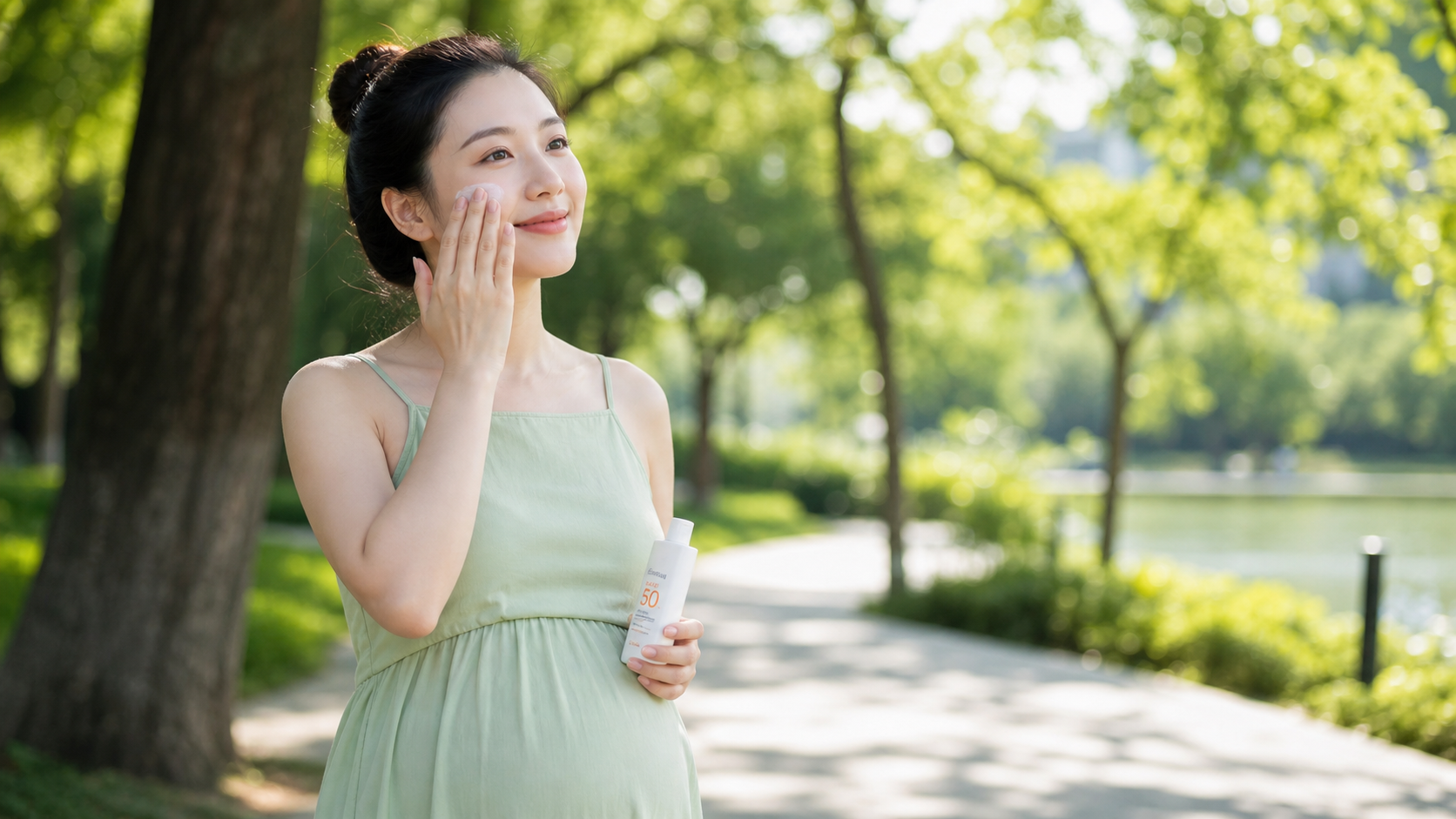 孕期防晒总闷痘？三步挑对防晒不踩雷