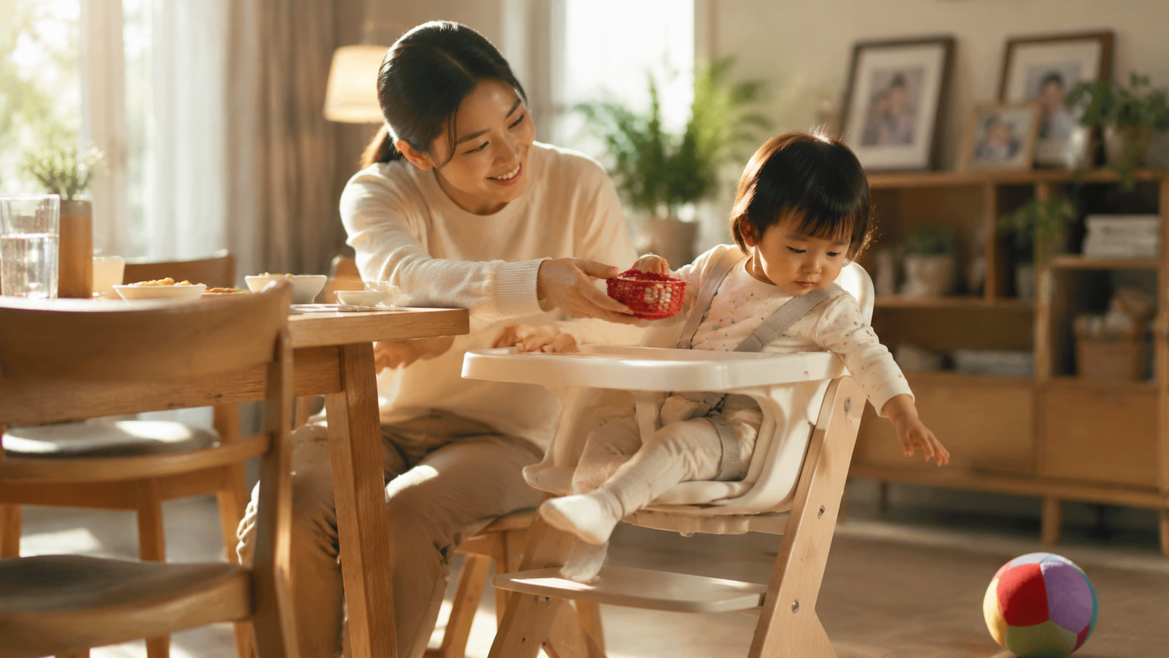 孩子吃饭爱摔碗？其实他在做重力实验