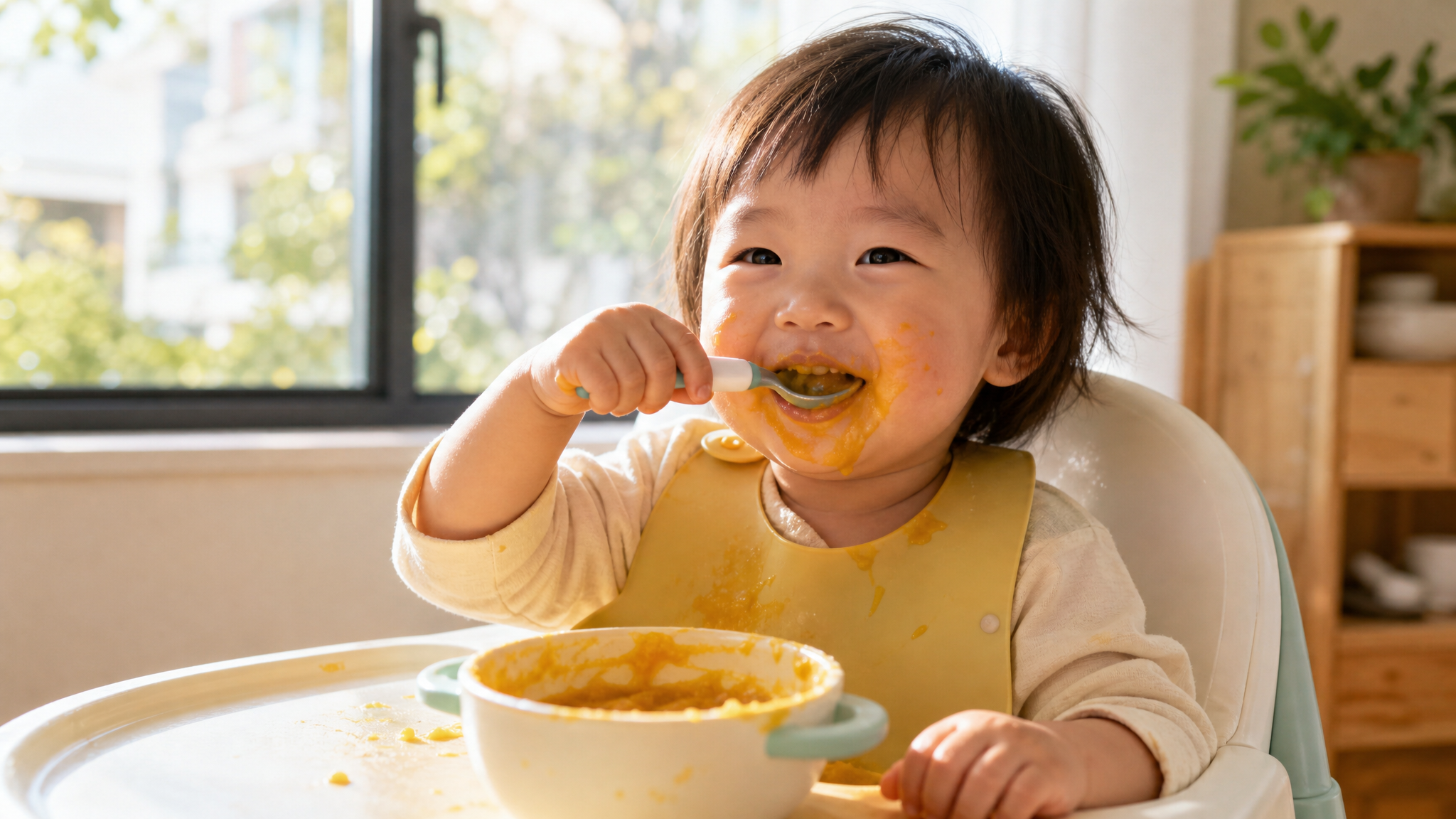 娃一吃饭就扔勺子？4步戒掉喂饭依赖