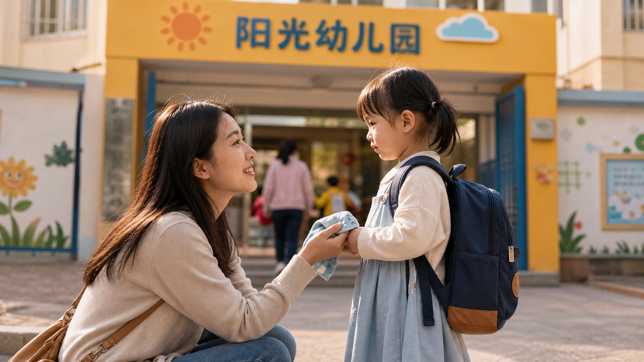 偷偷溜走？你正在毁掉孩子的安全感