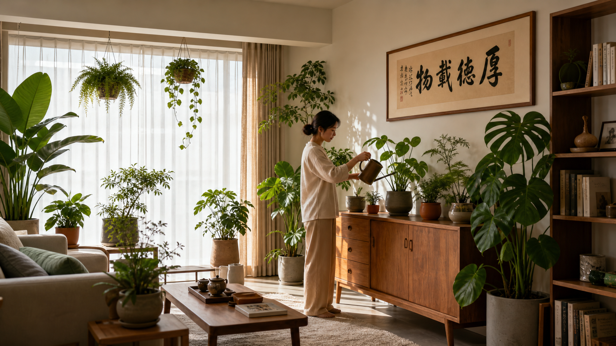 小户型绿植布置公式，告别杂乱菜市场