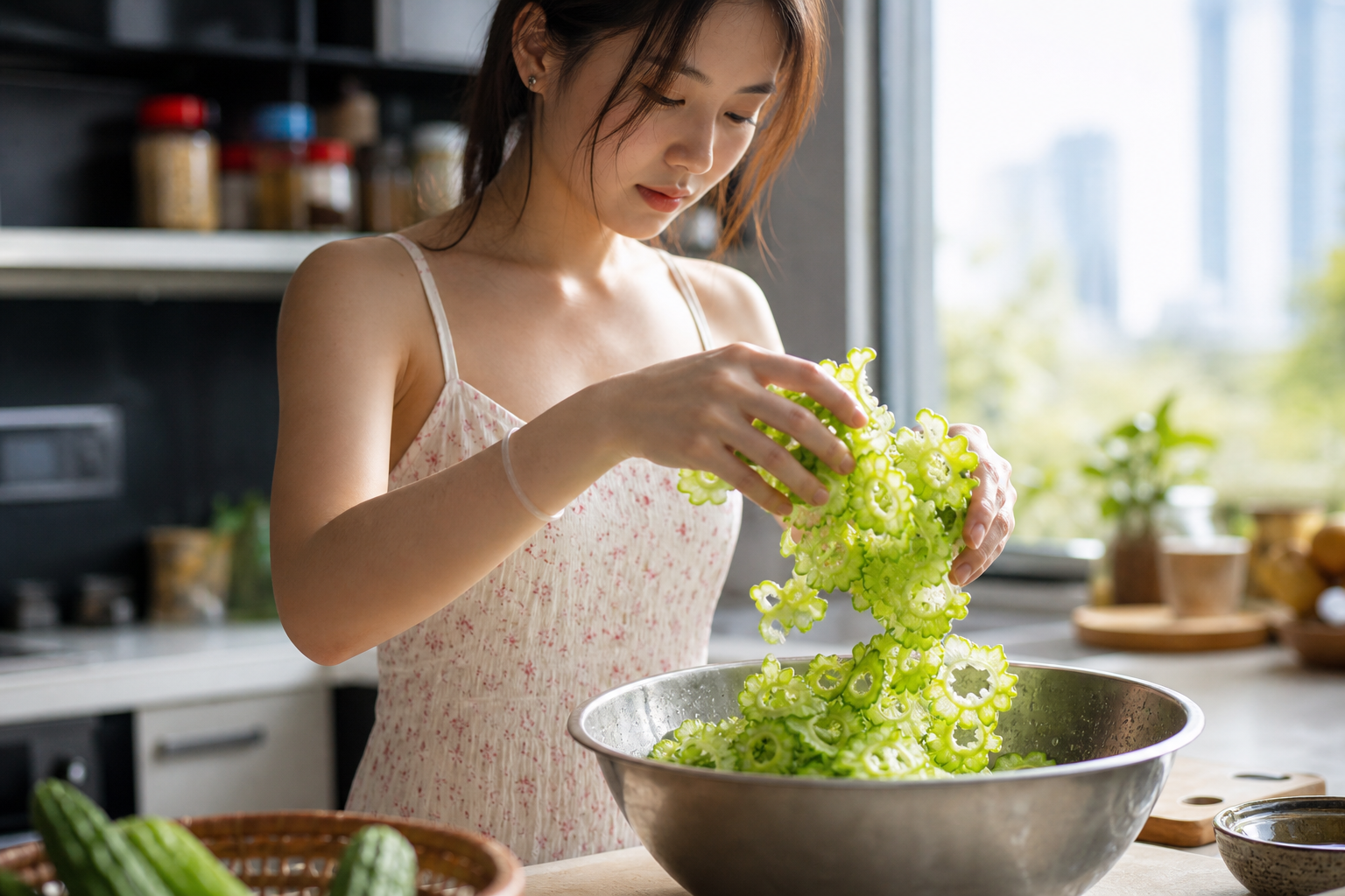 午后解困神菜：这碗脆爽苦瓜拌专治没胃口