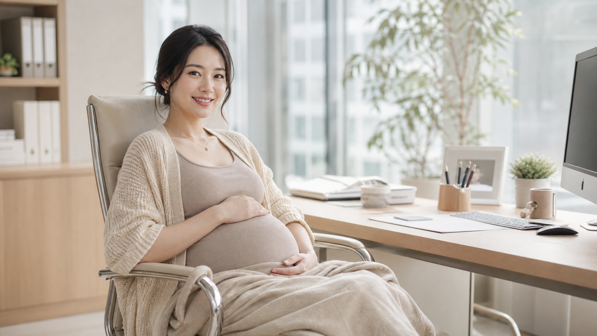 孕期夏日通勤忽冷忽热？三层穿搭法救场