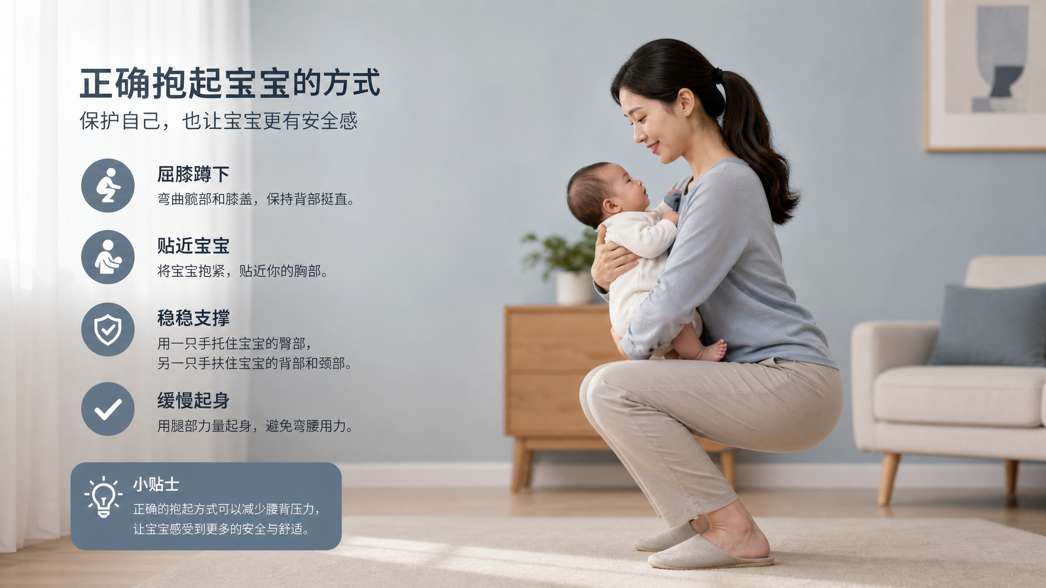 产后带娃腰快断？4个动作拯救废腰