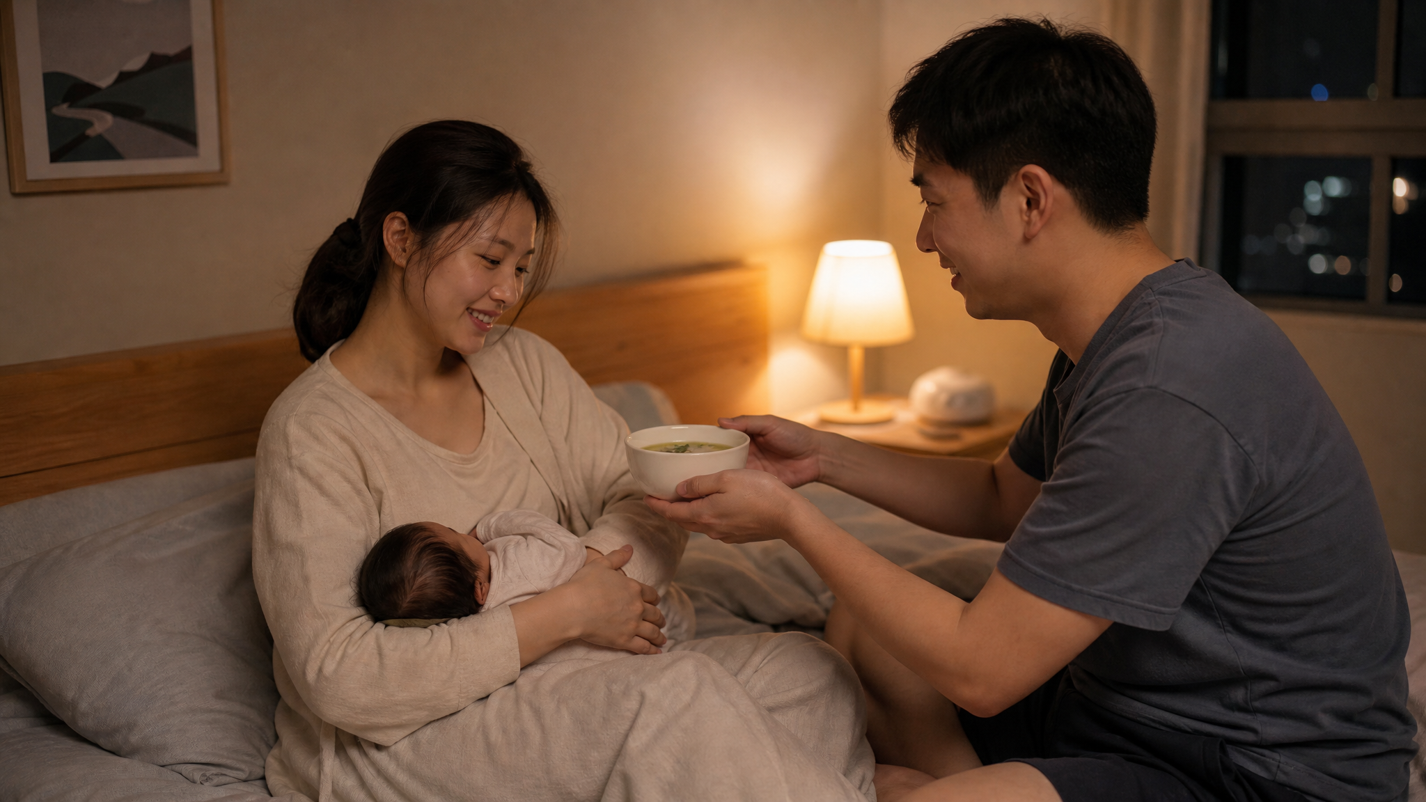 夜奶狂出汗？这3碗清汤喝完胃不胀