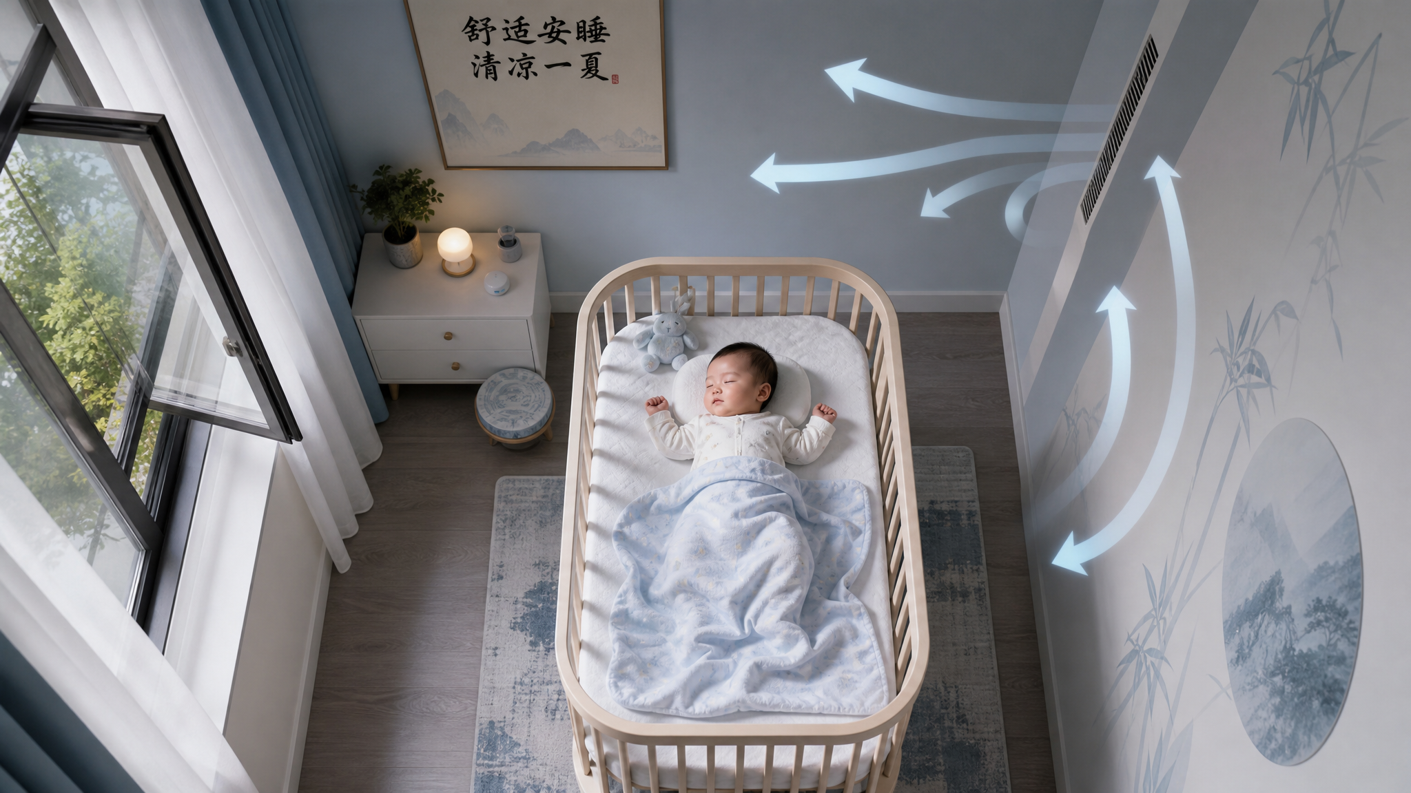新生儿怕吹又怕热？搞懂风向宝宝睡得香