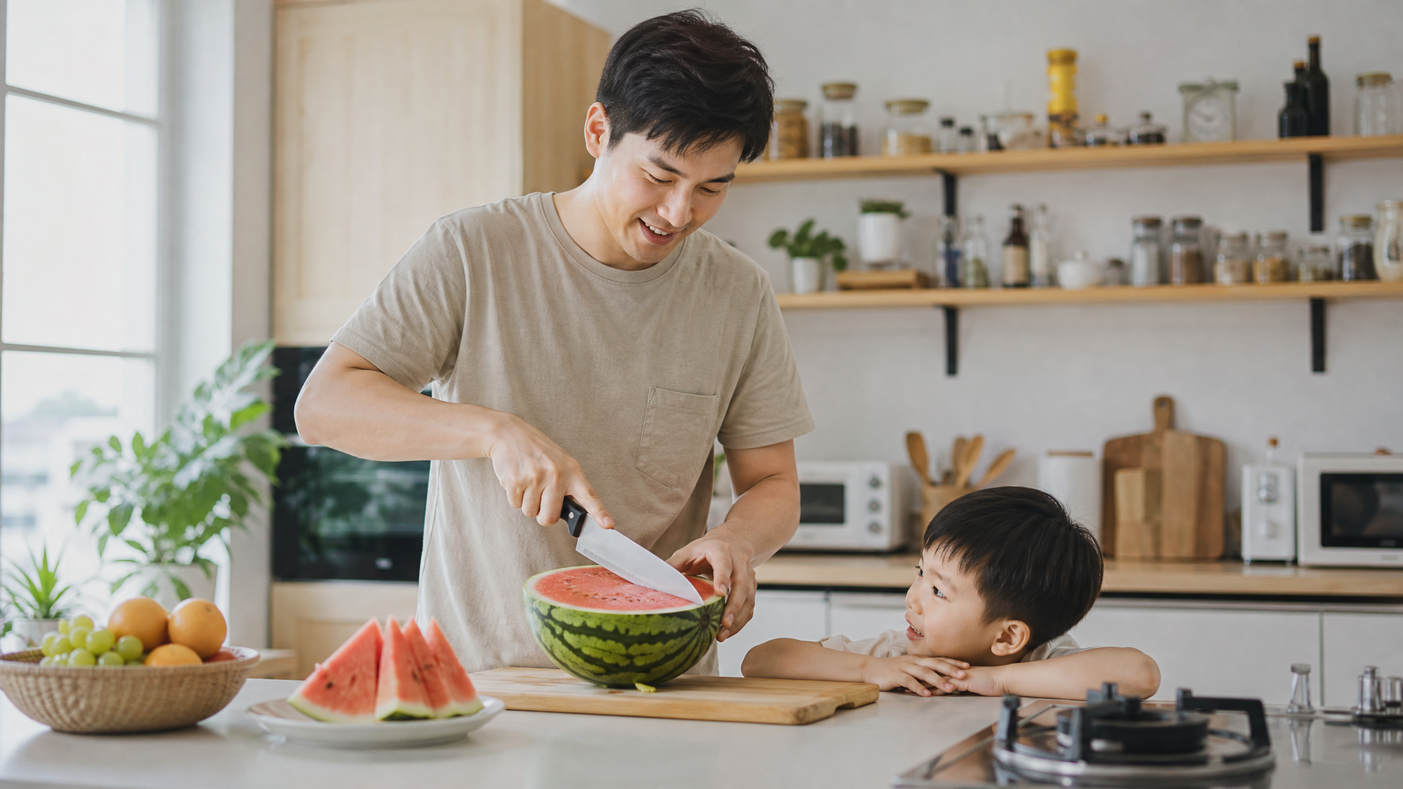 爸爸胎教总卡壳？这招厨房胎教绝了