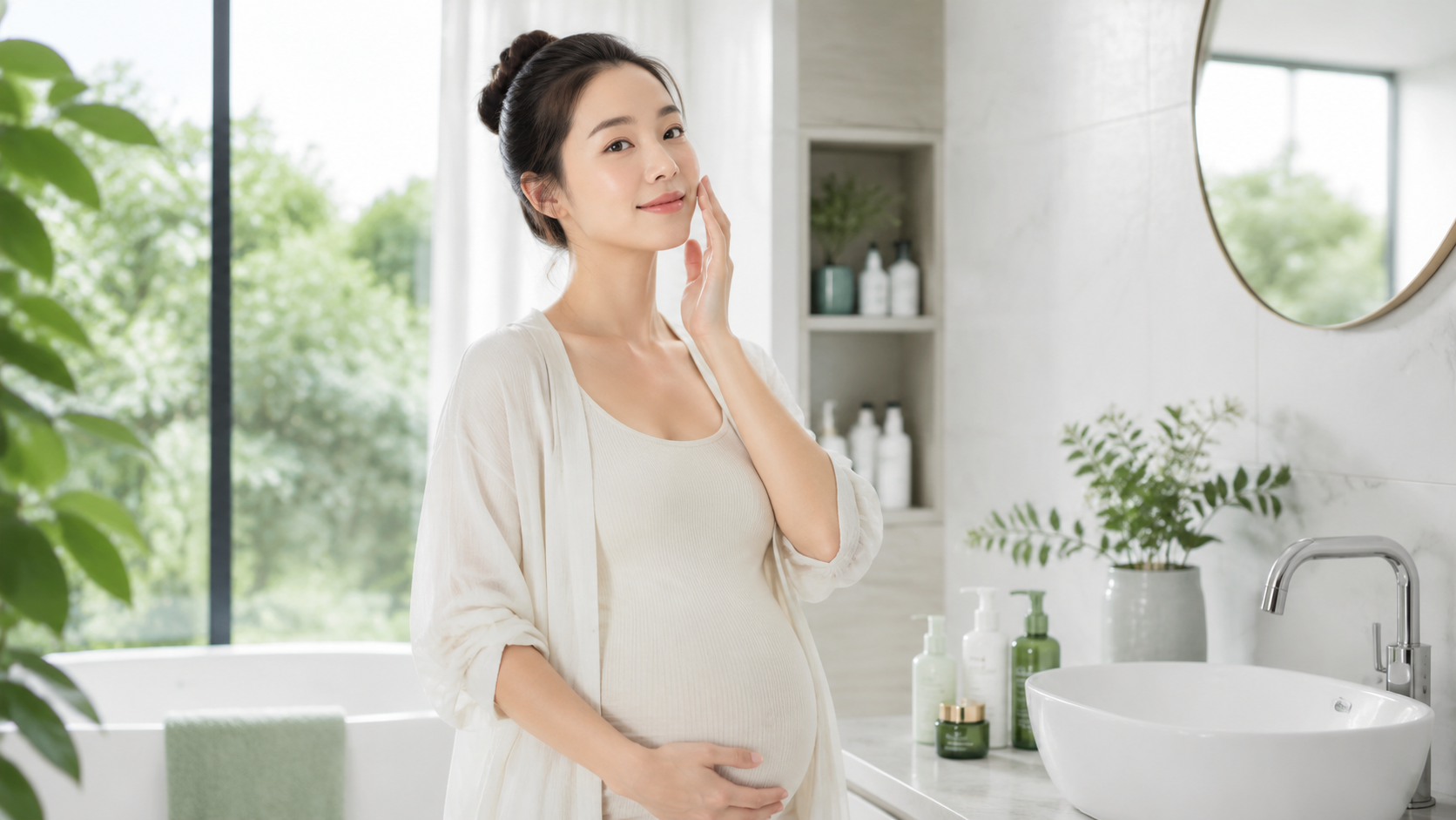 孕妈夏日大油田？这套分区护肤公式绝了