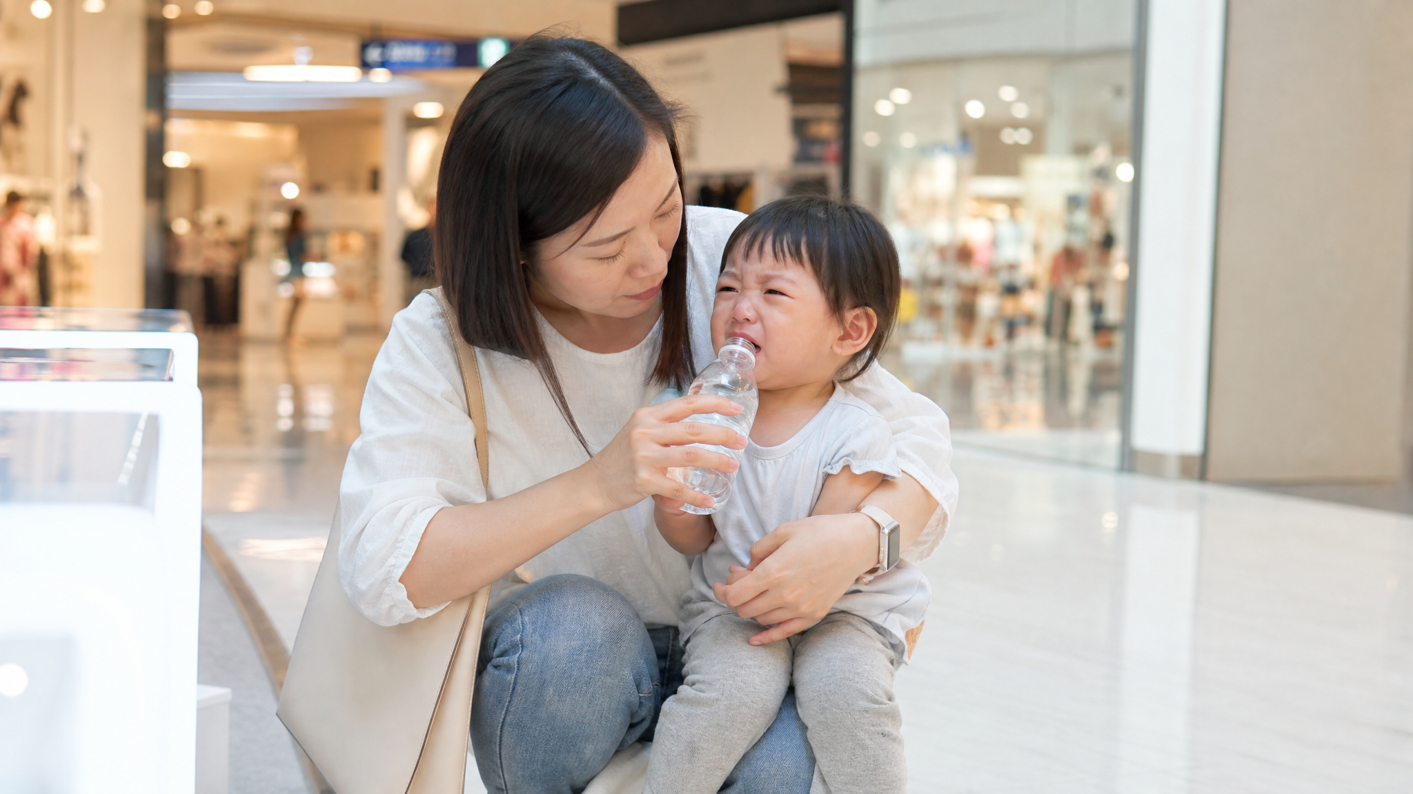 孩子商场崩溃躺地？一招90秒搞定