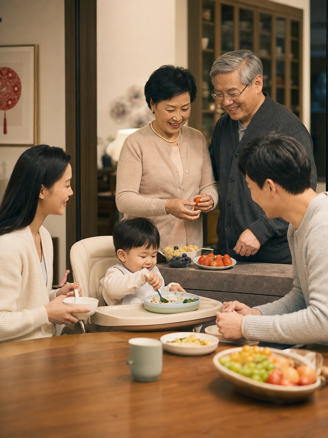 长辈非要喂饭加盐？三招优雅化解餐桌冲突