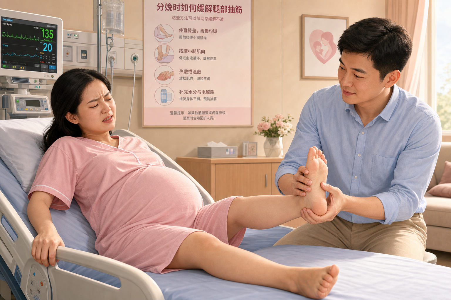 产房突发小腿抽筋？三步解救指南快收藏