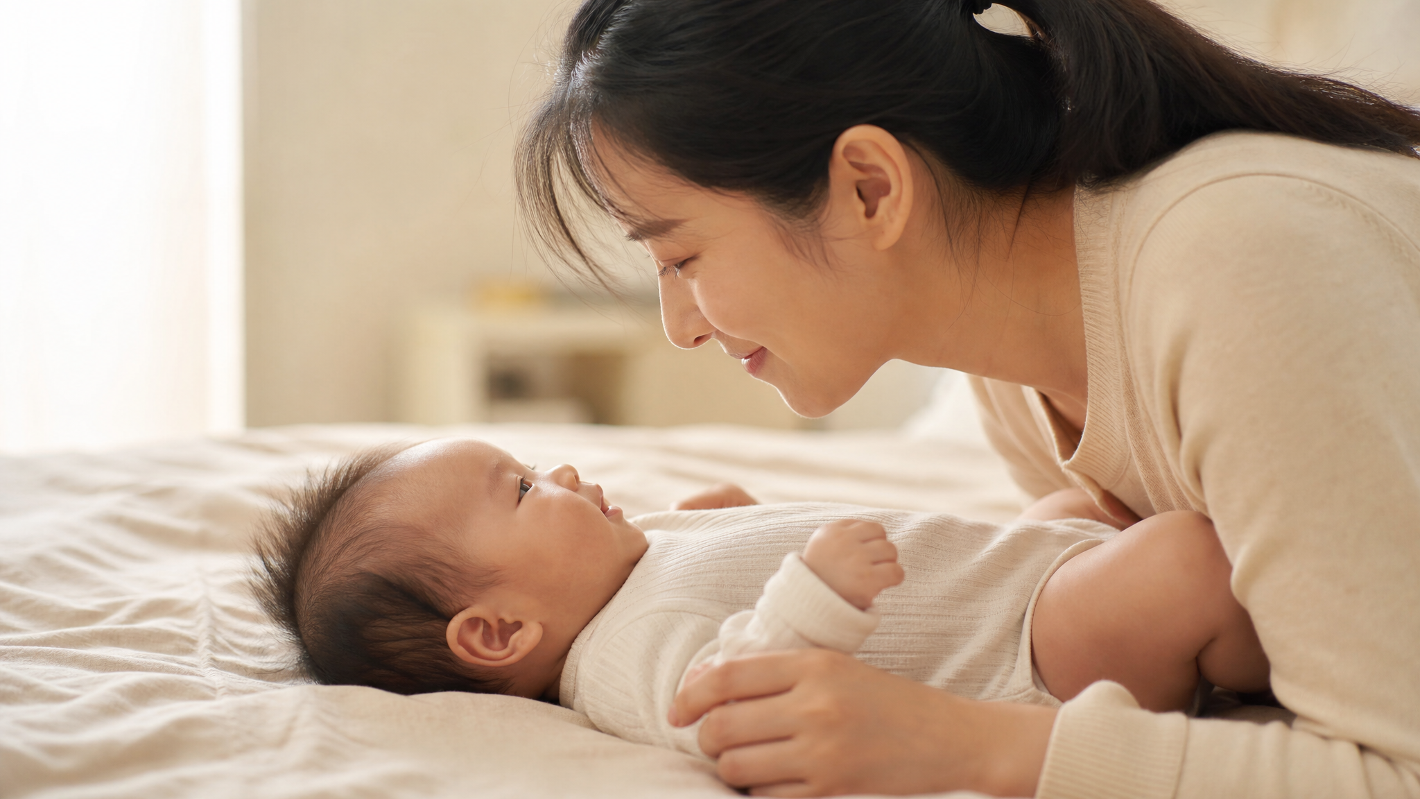 宝宝笑得短是不聪明？百天内发育红线必看