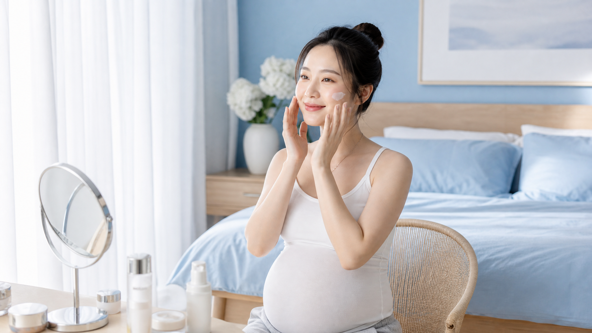 孕期夏天脸又干又闷？这套护肤公式绝了