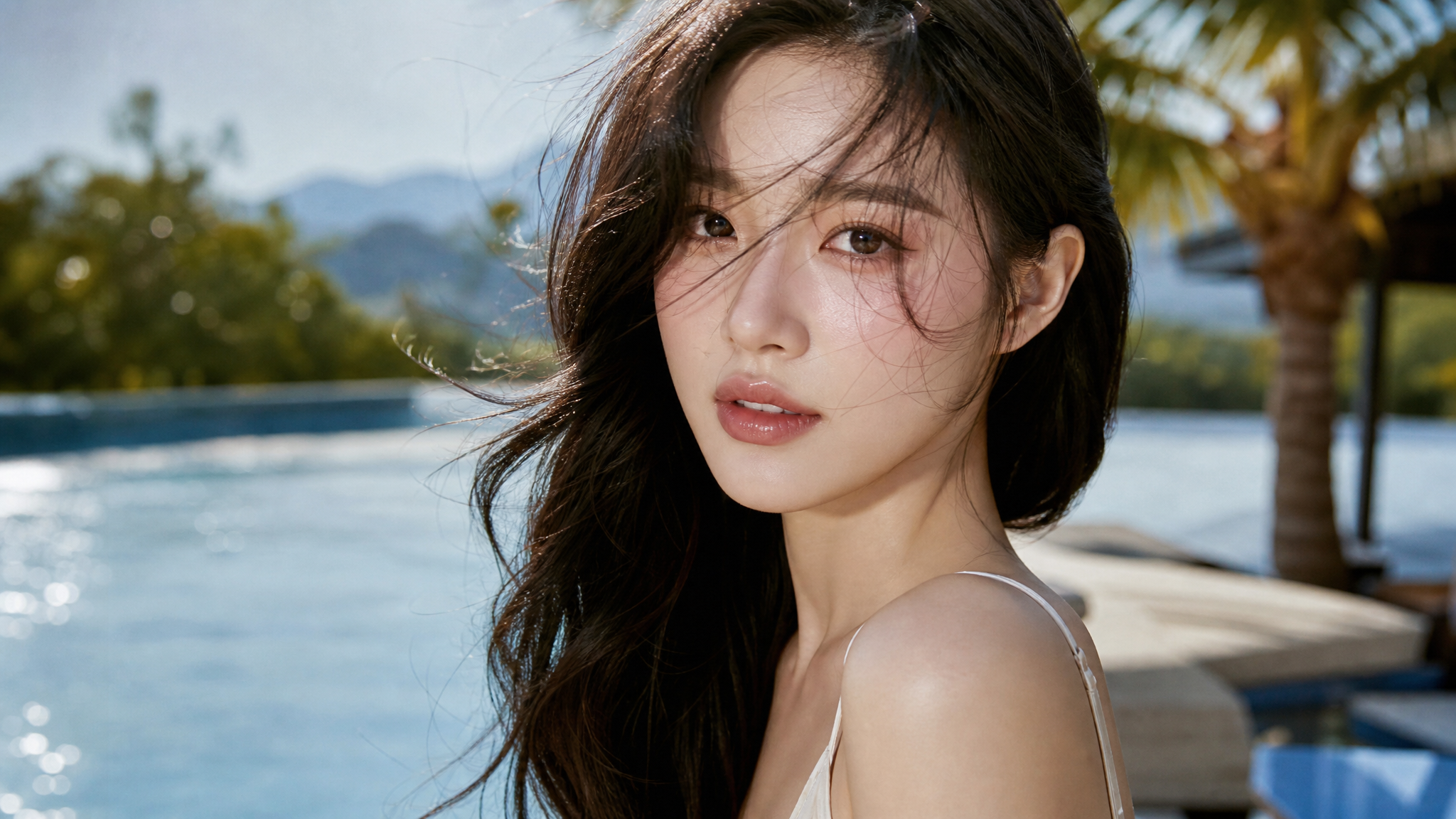 夏日玻璃唇不粘头发？这招绝了