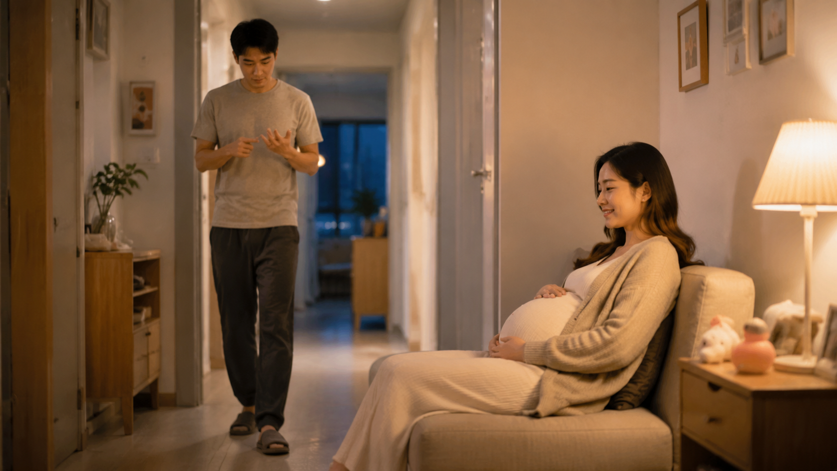 准爸胎教不知说啥？这招让孕妈瞬间放松