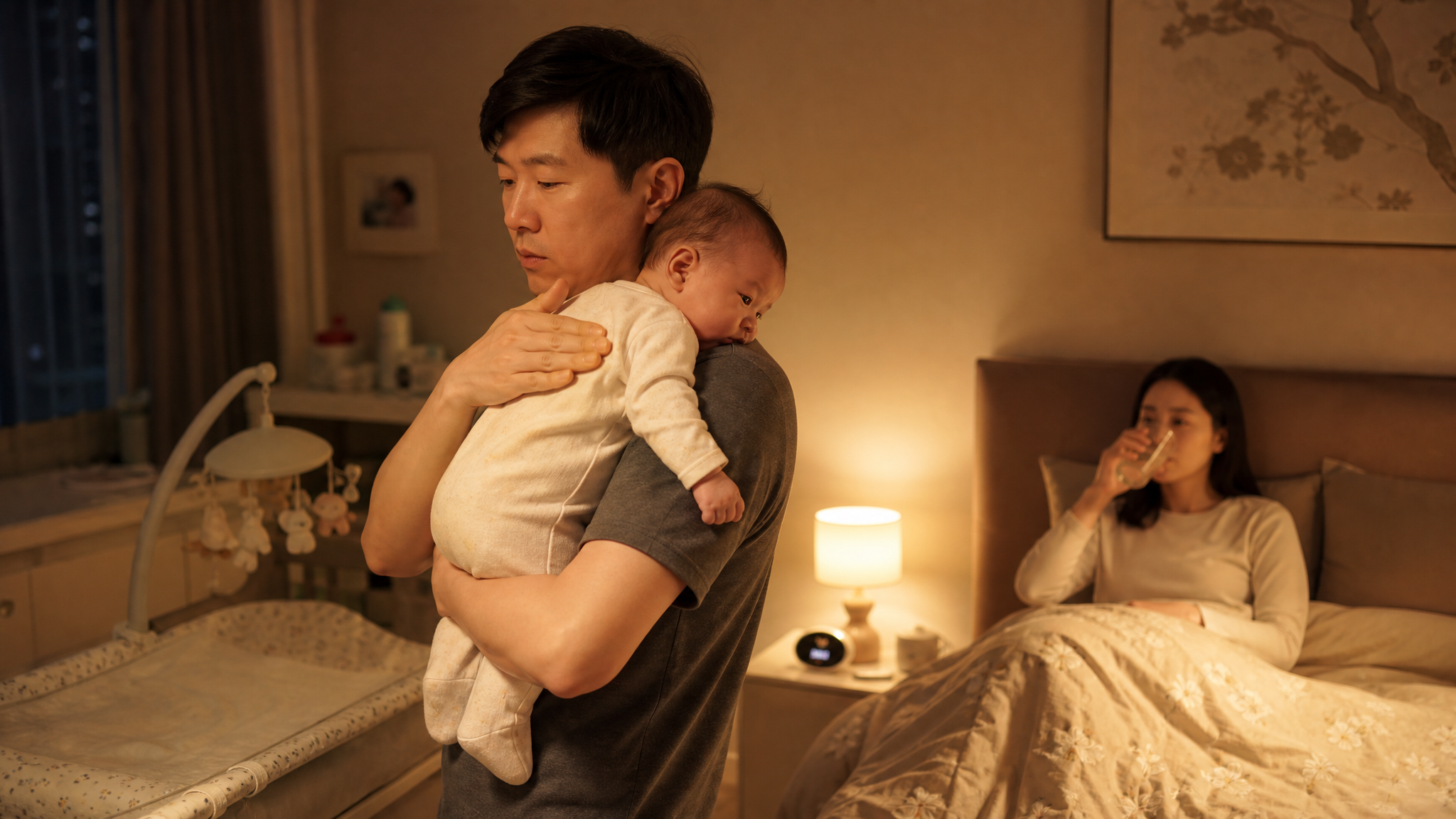 熬夜带娃快崩溃？这套夫妻夜间接力法绝了