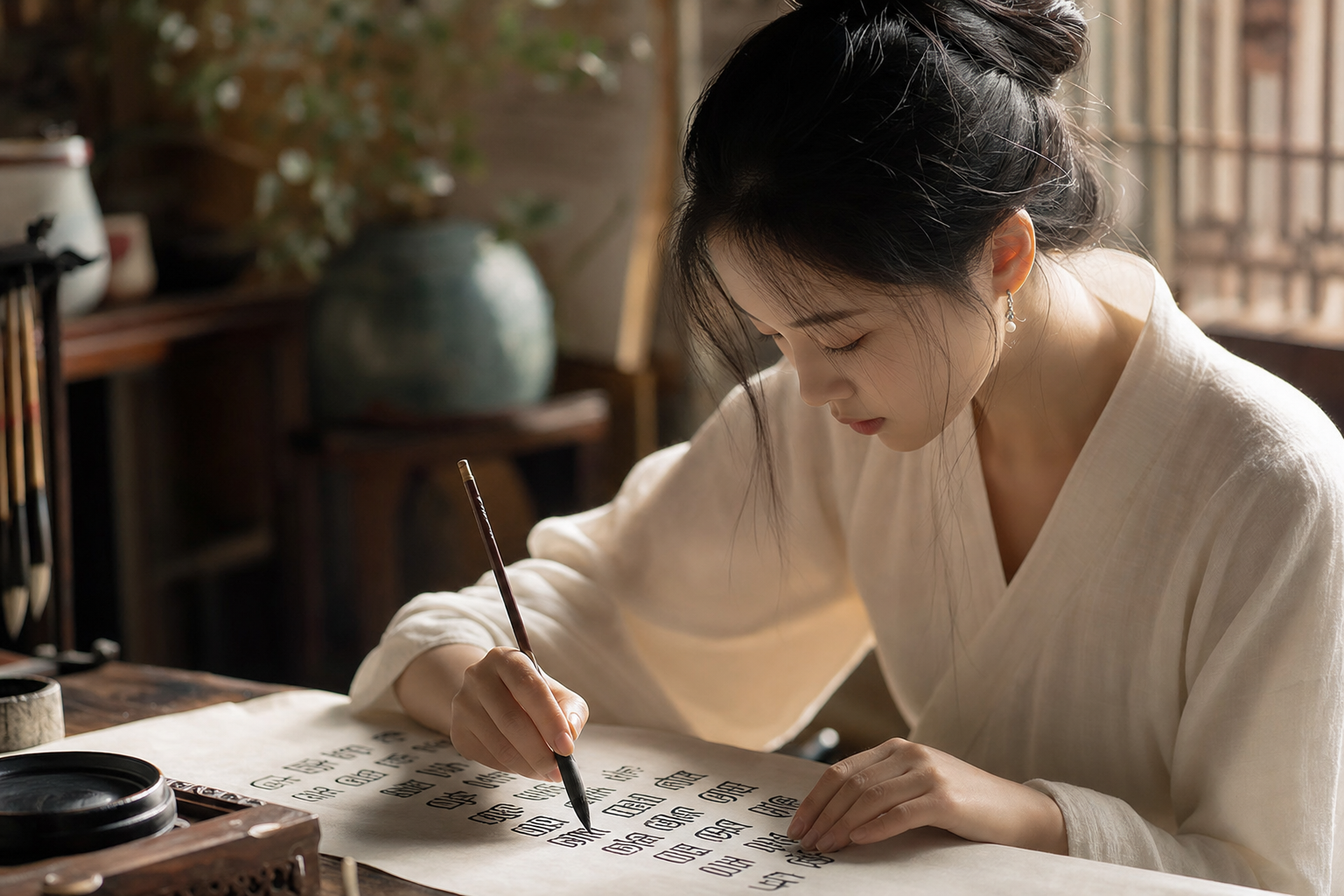 脑子快爆炸？写这个古字瞬间治愈焦虑