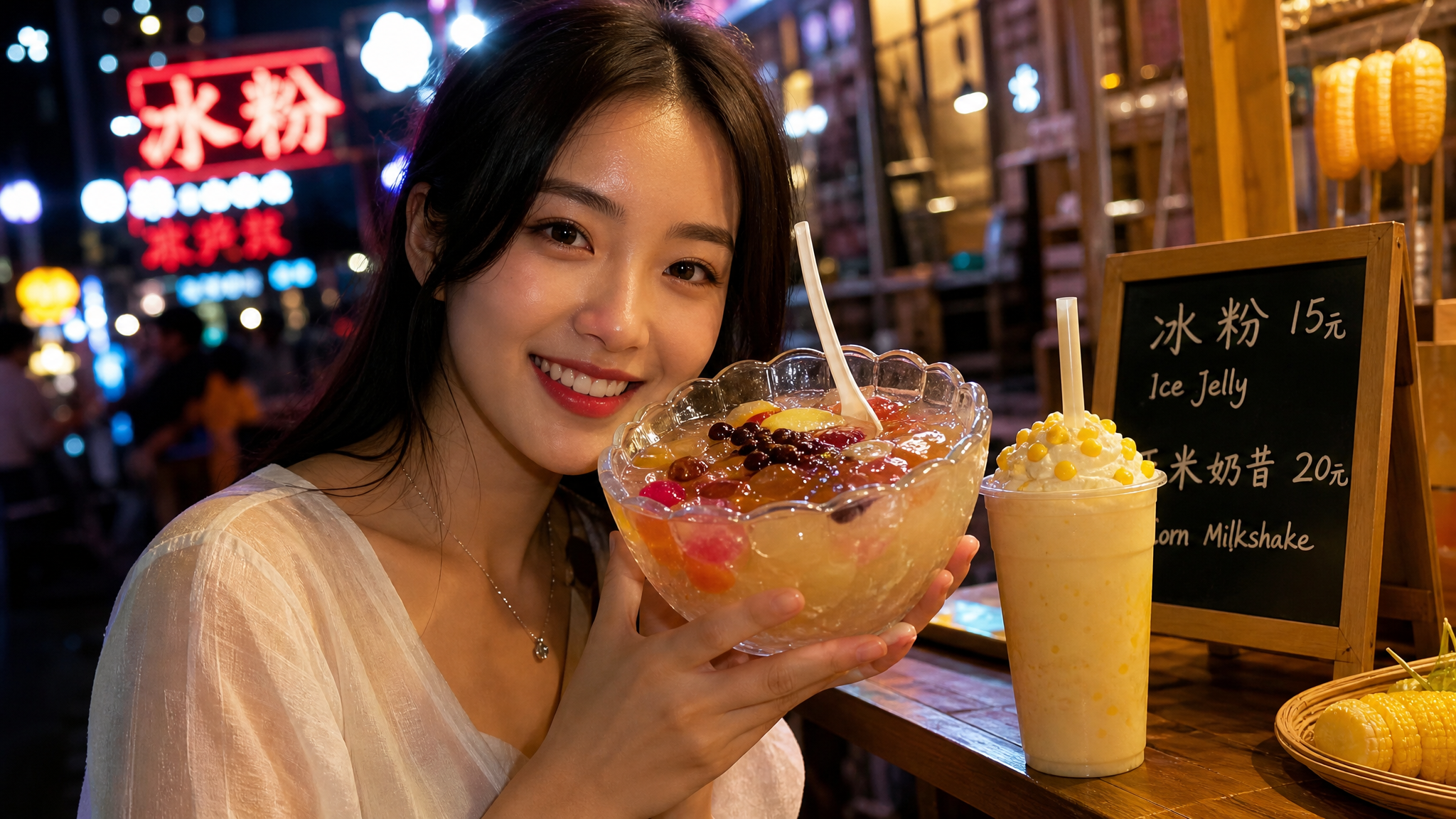夜市解暑不踩雷！50元吃透盐甜清凉密码