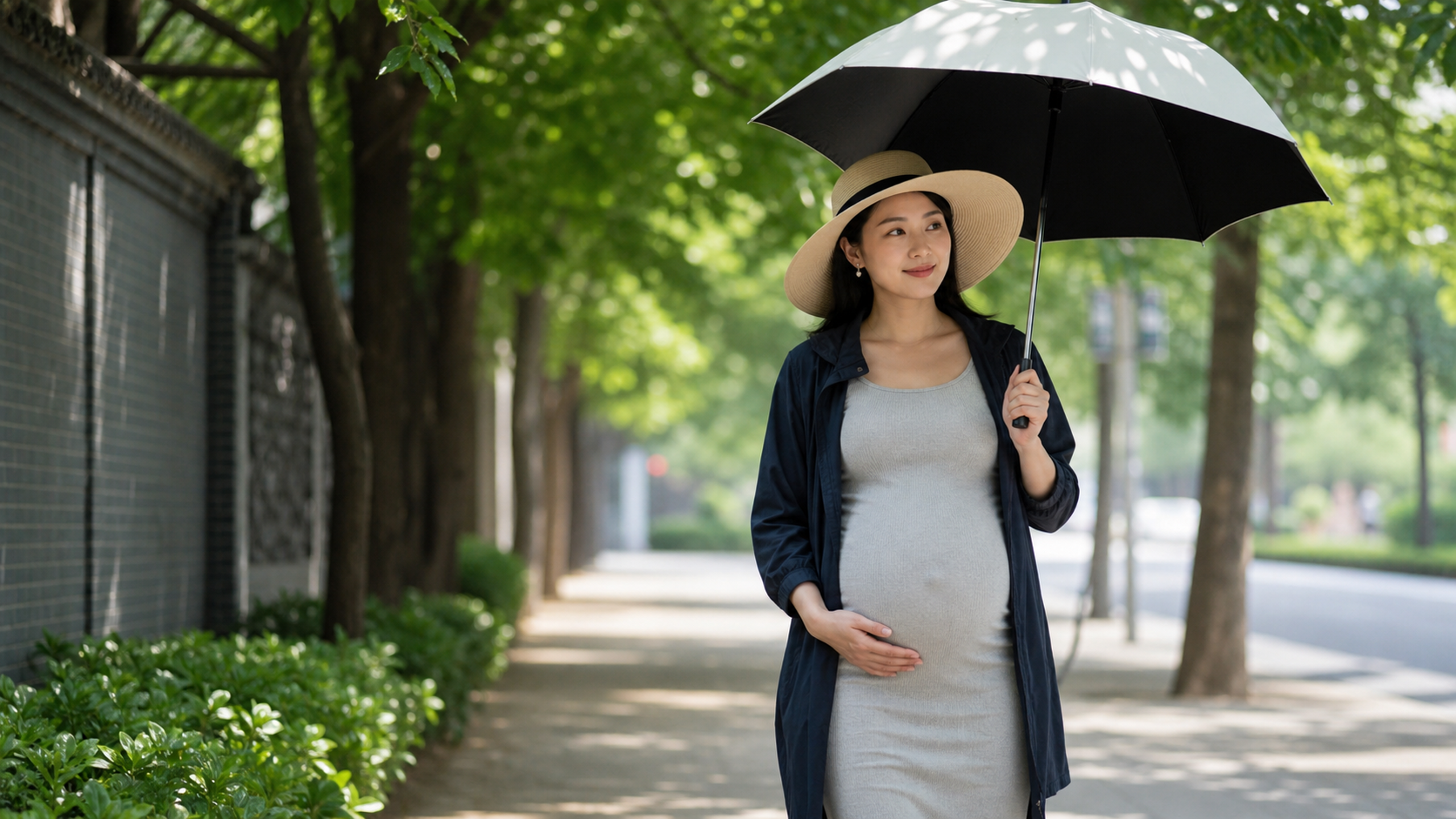 A realistic street photography of an elegant Chine
