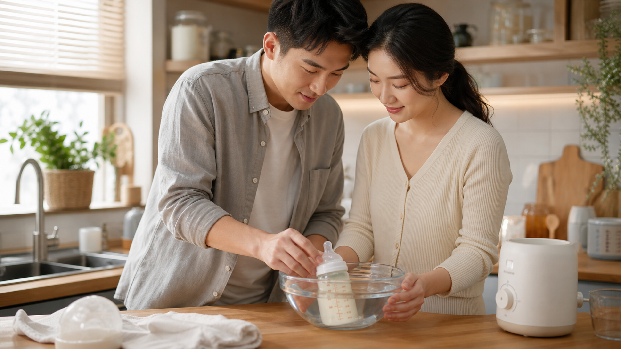 宝宝吐奶胀气？原来是热奶方法错了