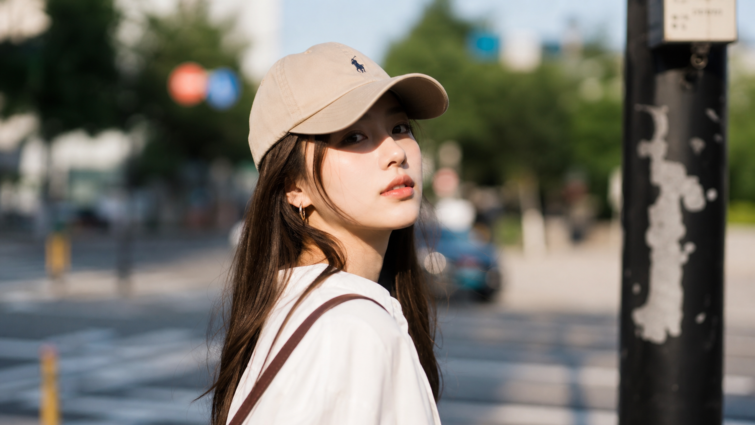 A photorealistic portrait of a stylish young Chine