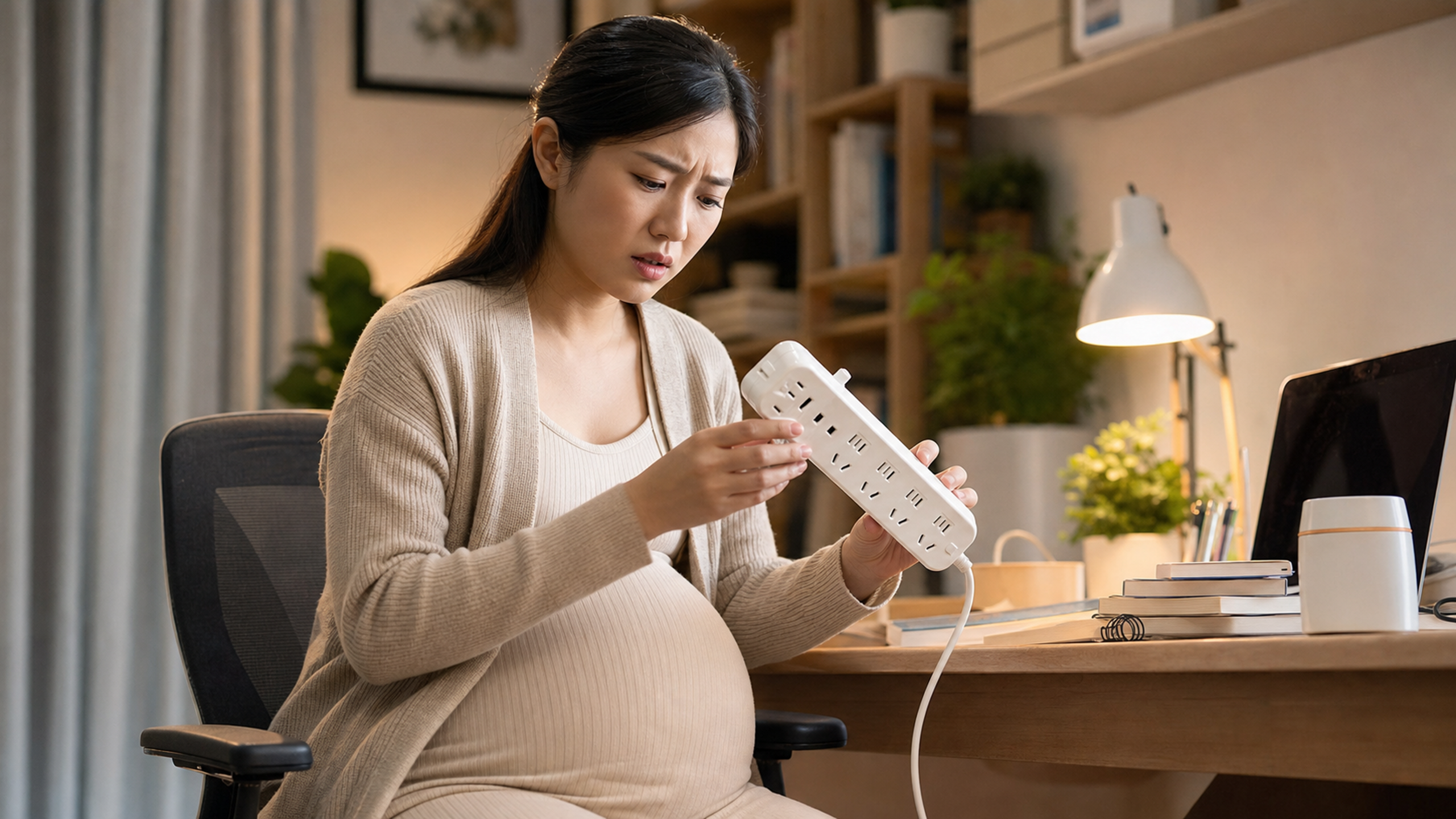 A high-quality photo of a Chinese pregnant woman l