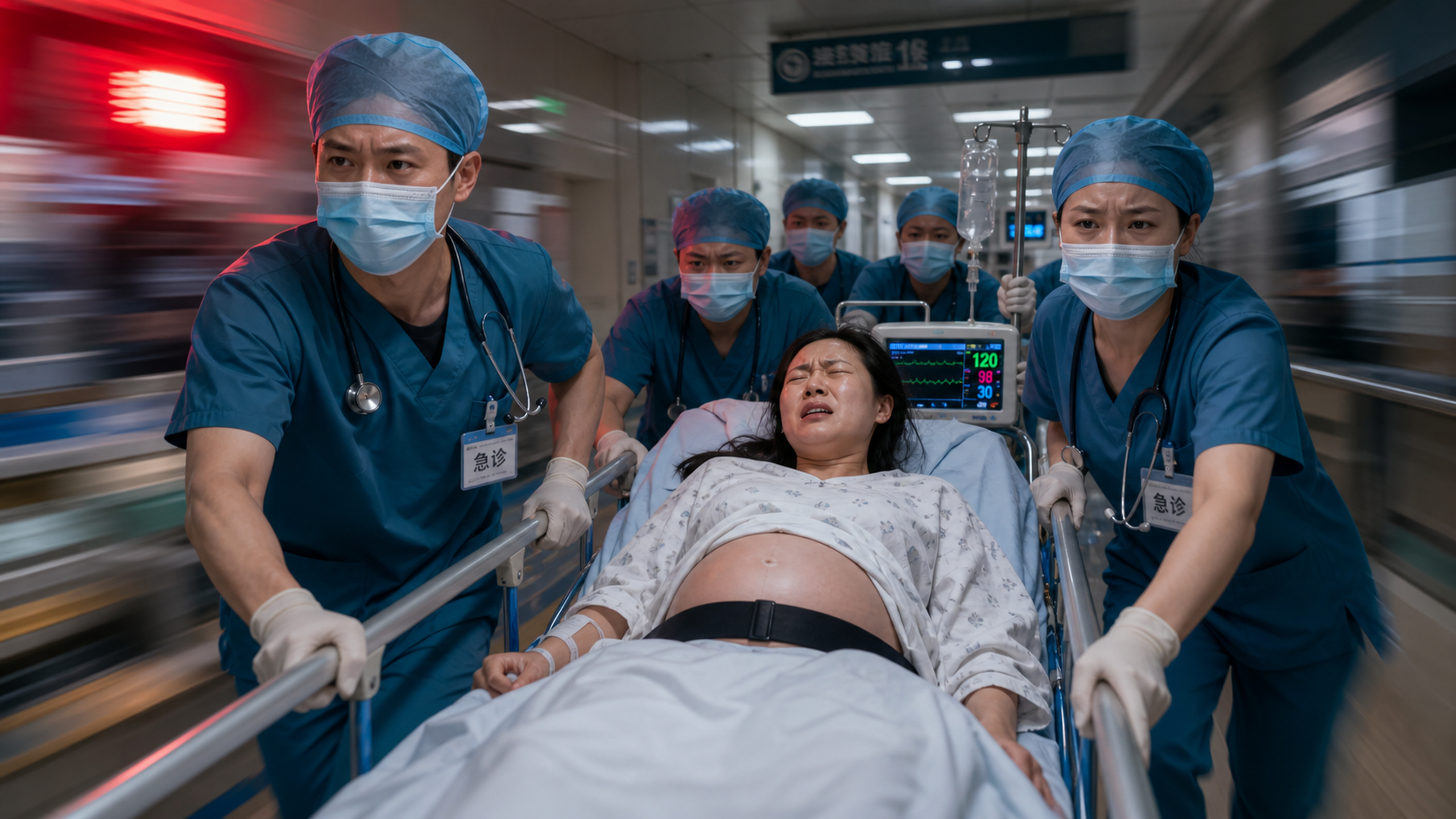 A highly cinematic and emotional shot of a Chinese