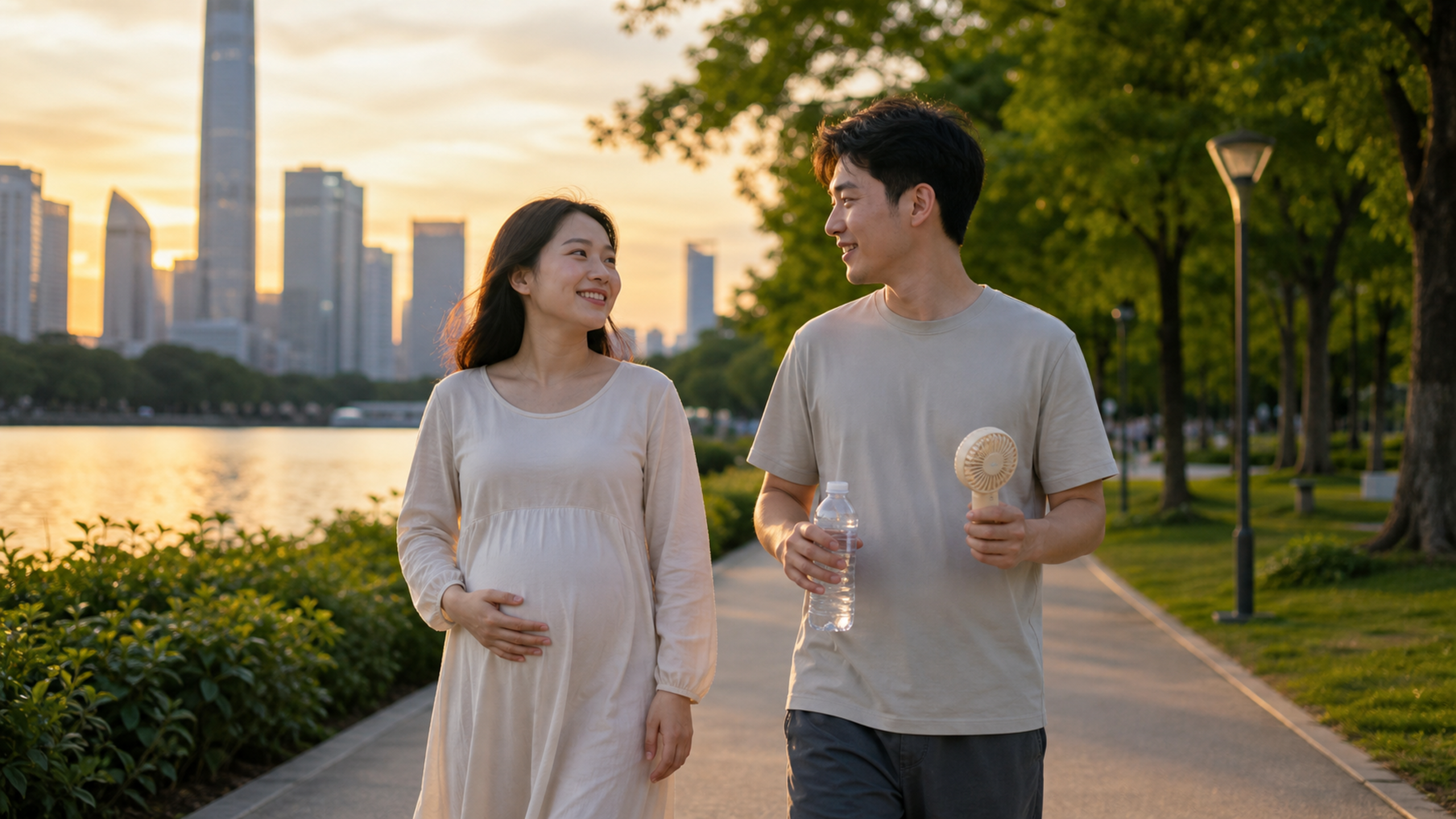 孕期告别大象腿！这套晚风散步法绝了