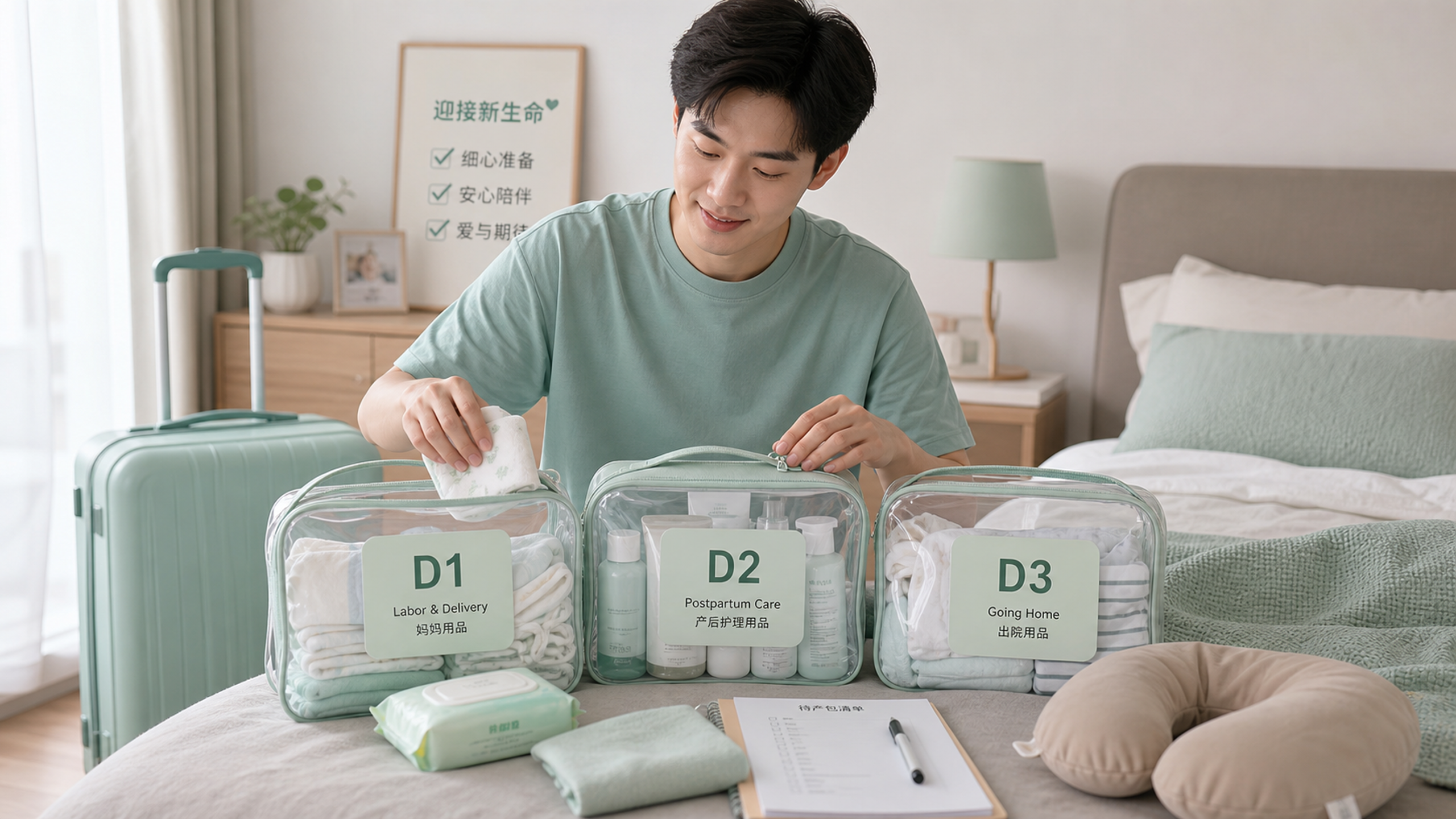 夏季生娃住院3天，带这些耗材就够了