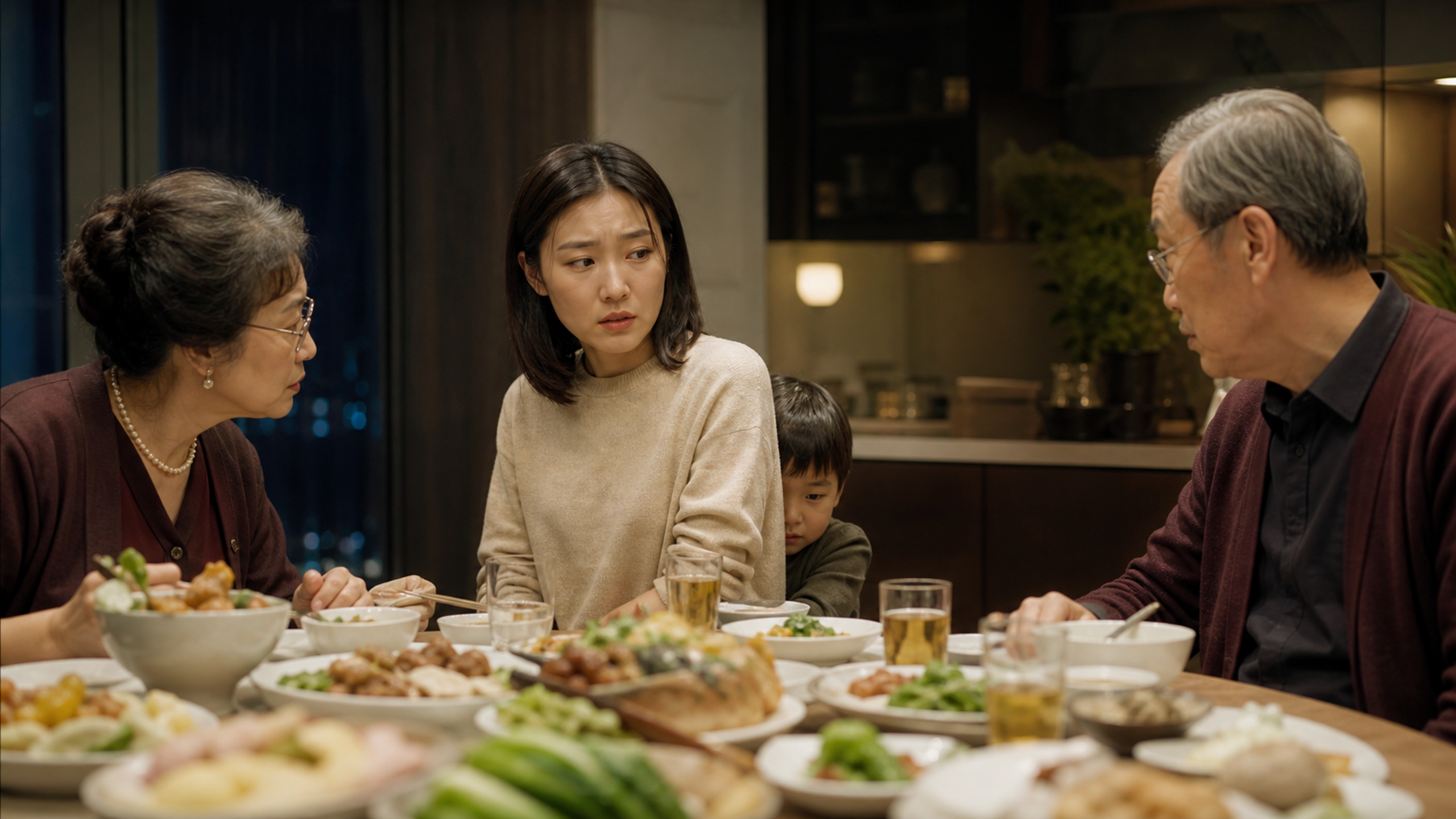 A hyper-realistic photography of a modern Chinese