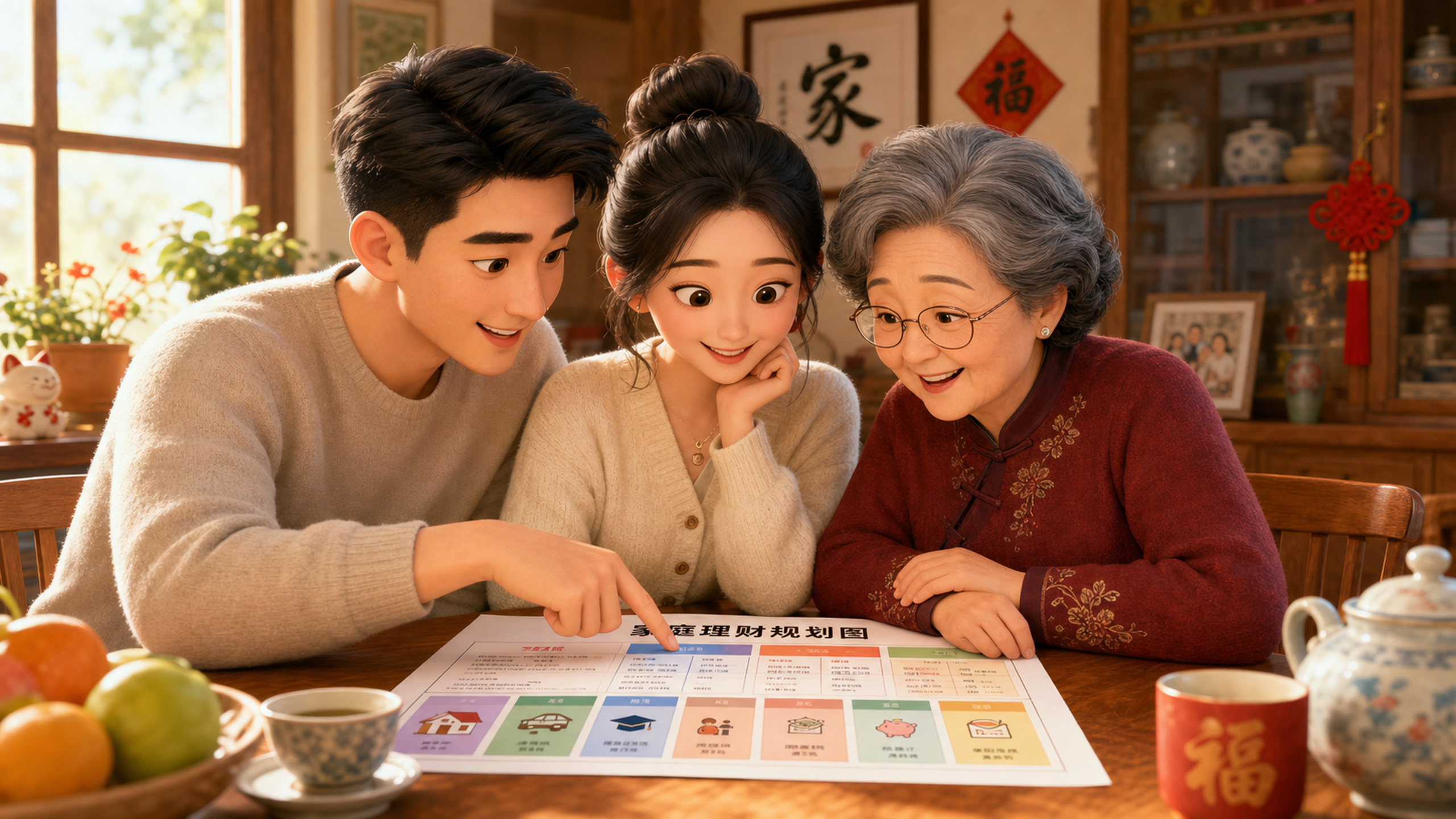 婆媳带娃天天吵？一张分工表搞定